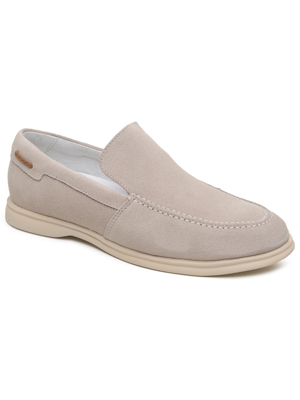 Mocassim Loafer Zurich Couro Macio Conforto Casual Urbano Linho