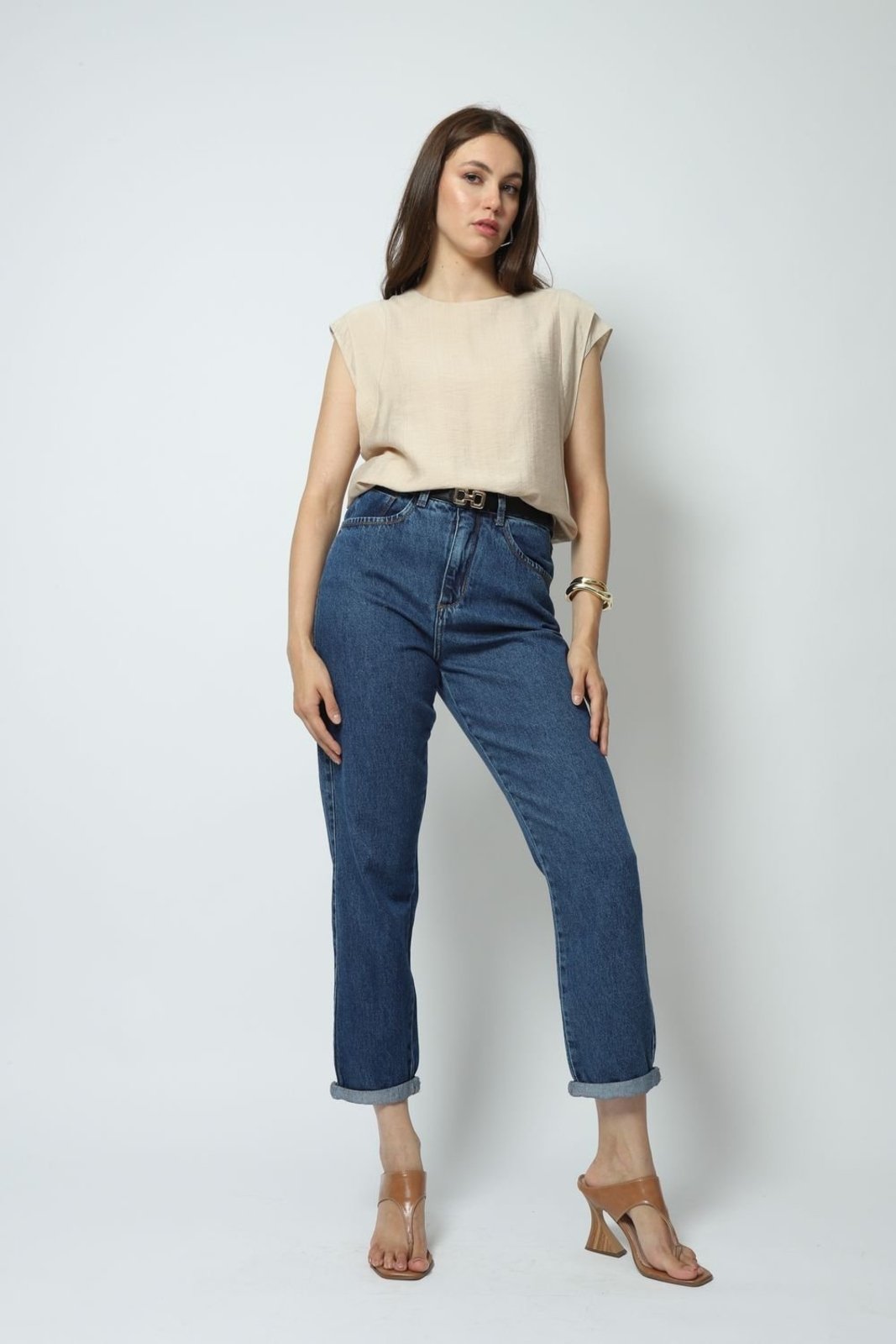 Calça Jeans Mom 44 Gazzy