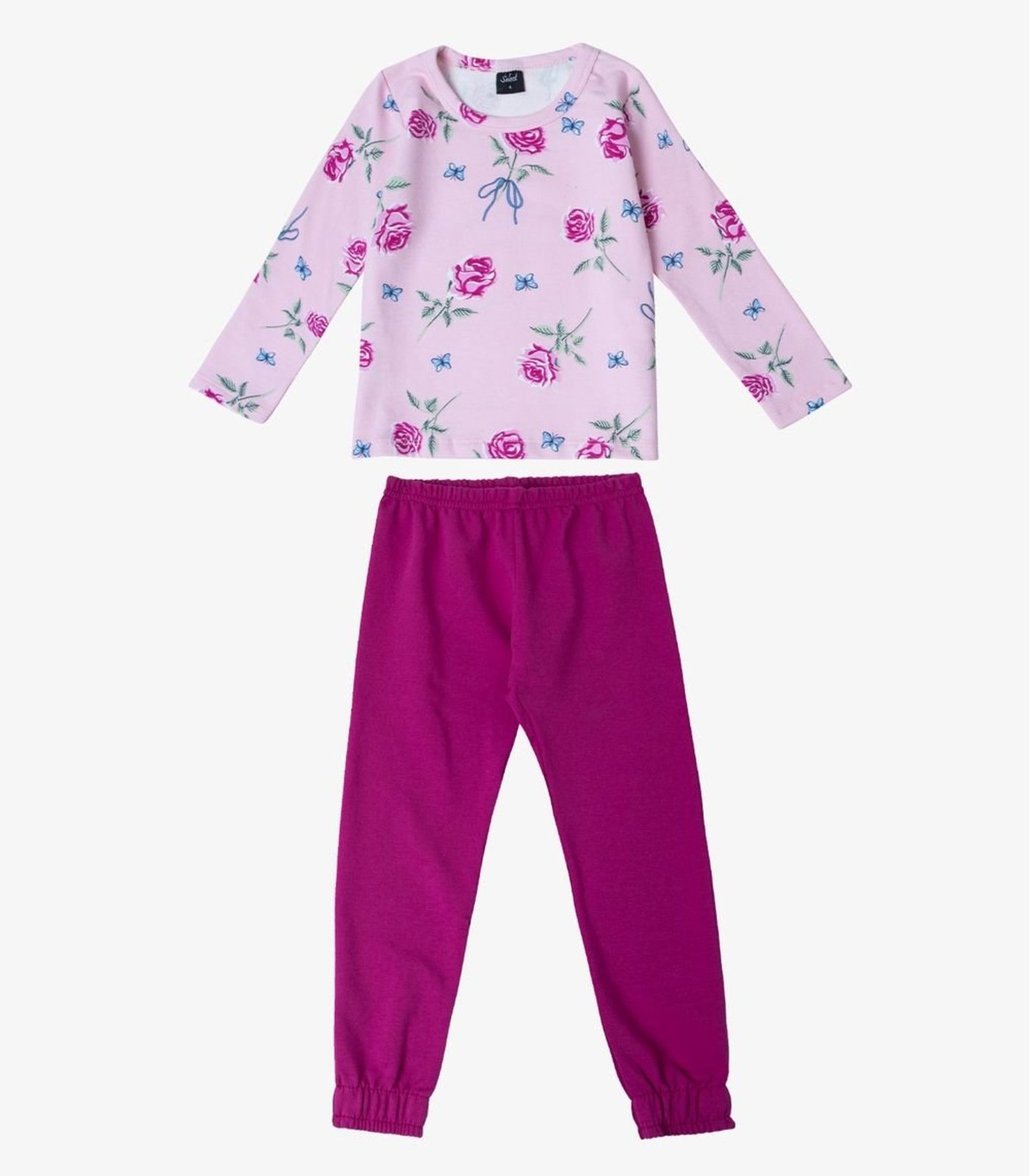 Pijama Menina Select Rosa