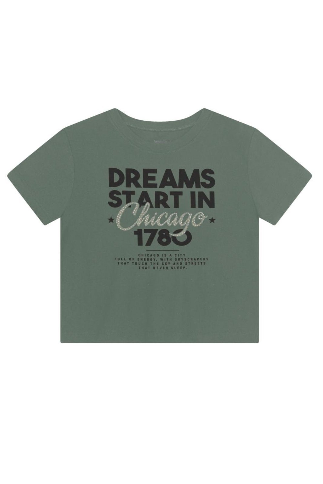 Infantil - Blusa menina brilhante Brandili Young