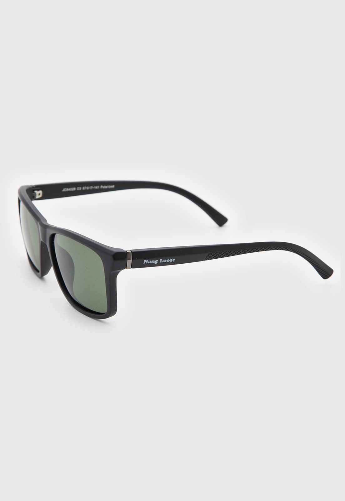 Óculos de Sol Hang Loose Armação Quadrada Preto