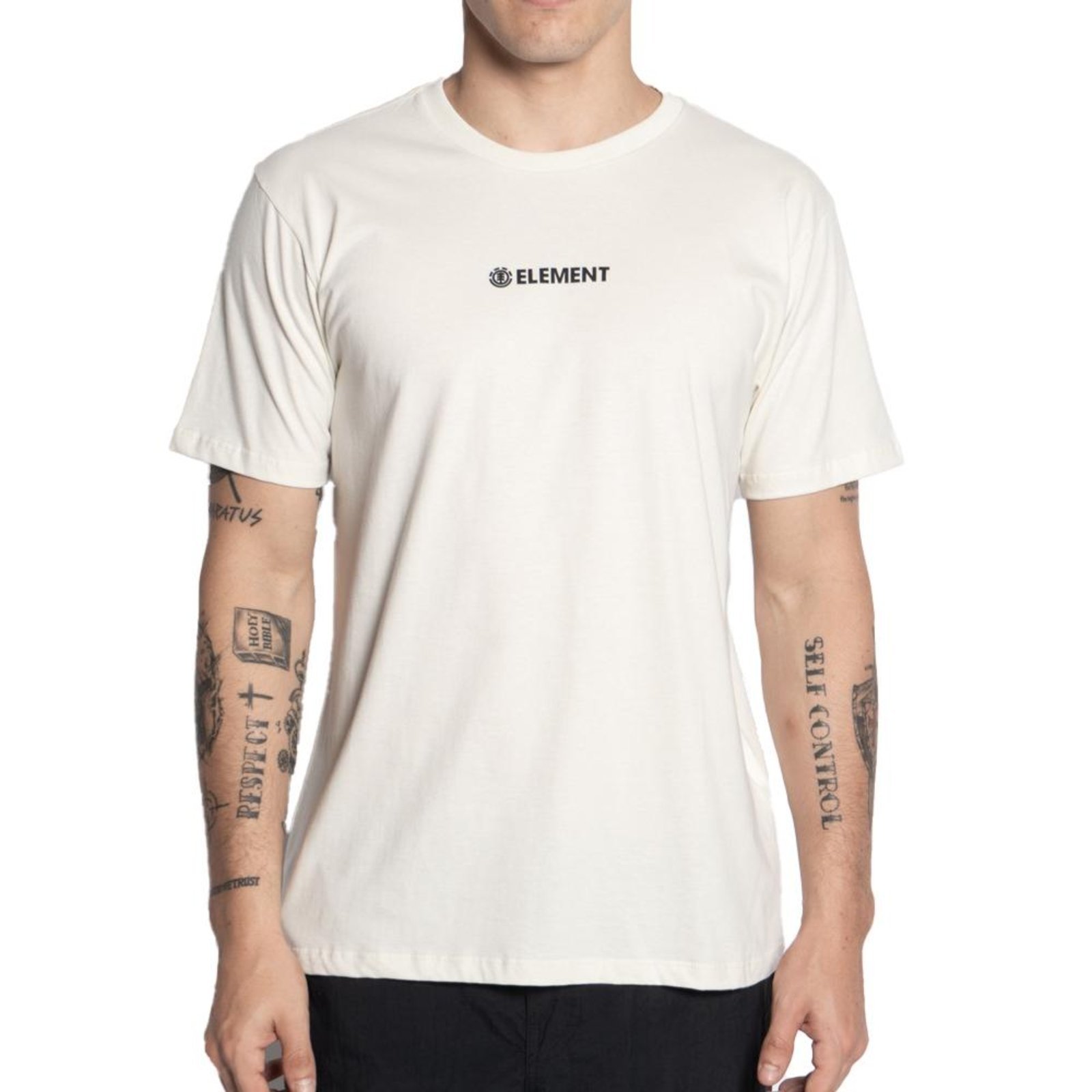 Camiseta Element Blazin Chest Center S25 Masculina Off White