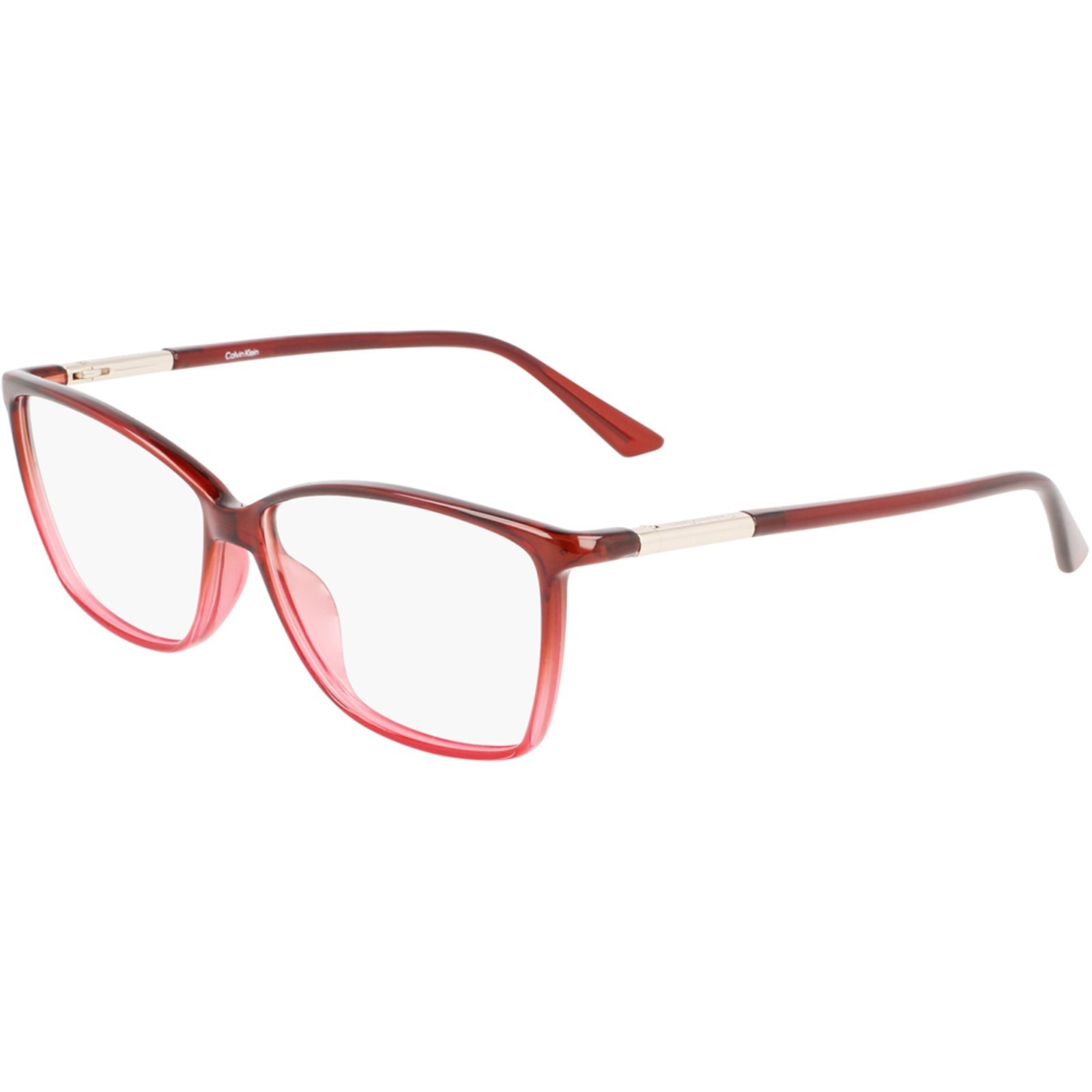 Vista 2 Armação Calvin Klein CK21524 605 Feminino vermelho vermelho