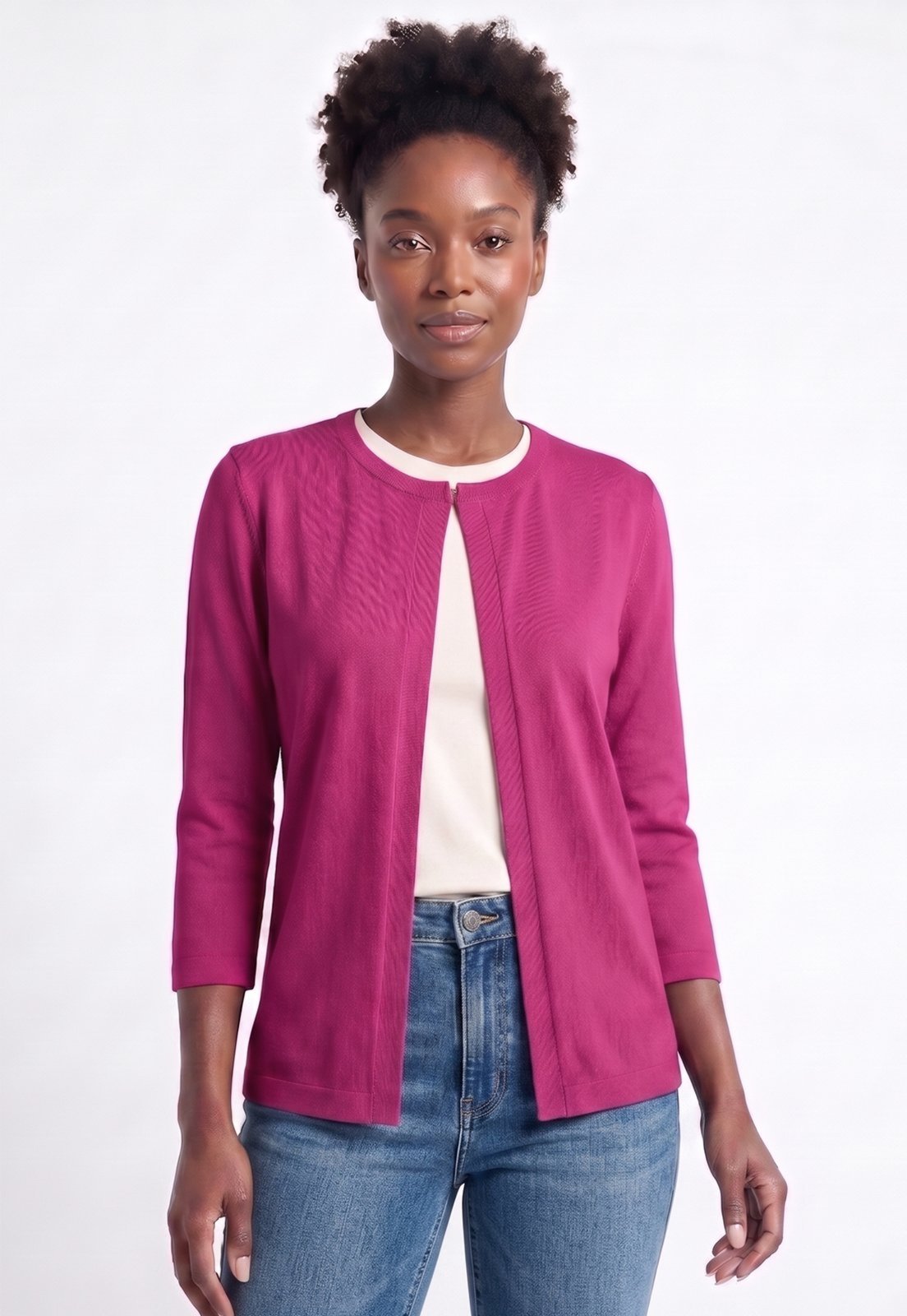 CARDIGAN GOLA CARECA ABERTURA ZOOMP