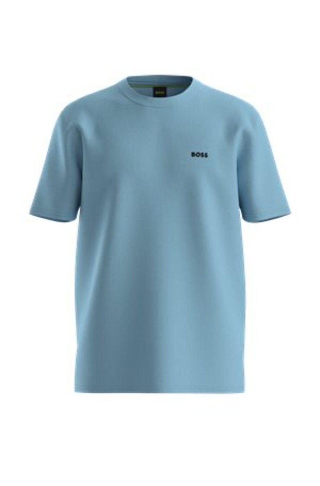 Camiseta Em Algodão Elástico Com Detalhe De Logo