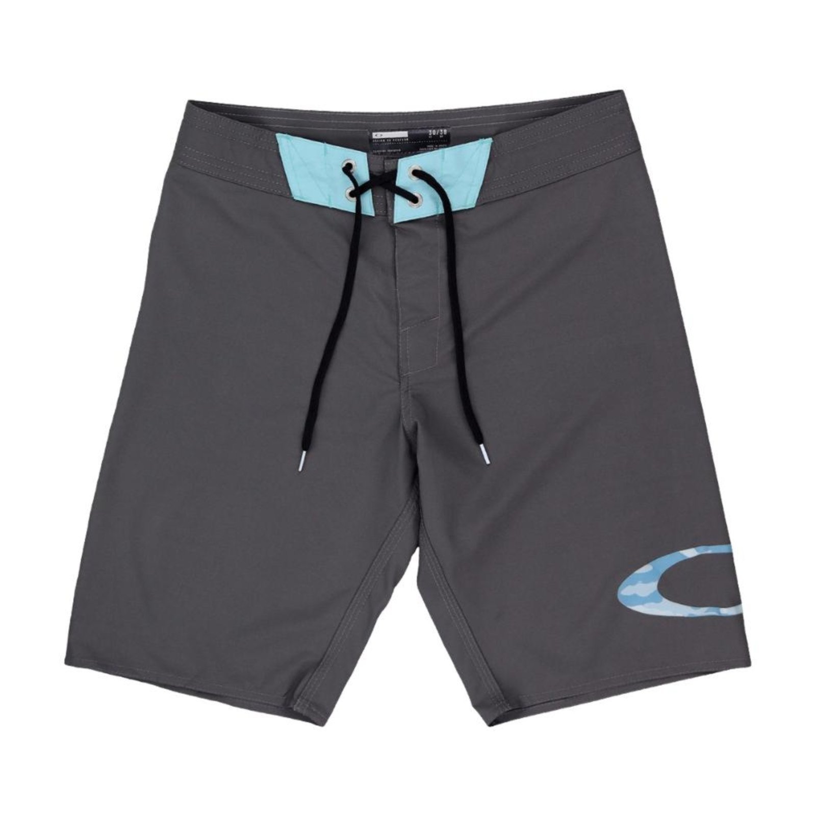 Bermuda Boardshort Oakley Ocean Waves Cinza