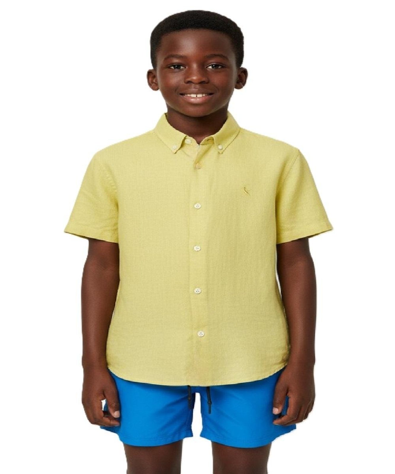 Infantil - Camisa Manga Curta Tp Linho Reserva Mini