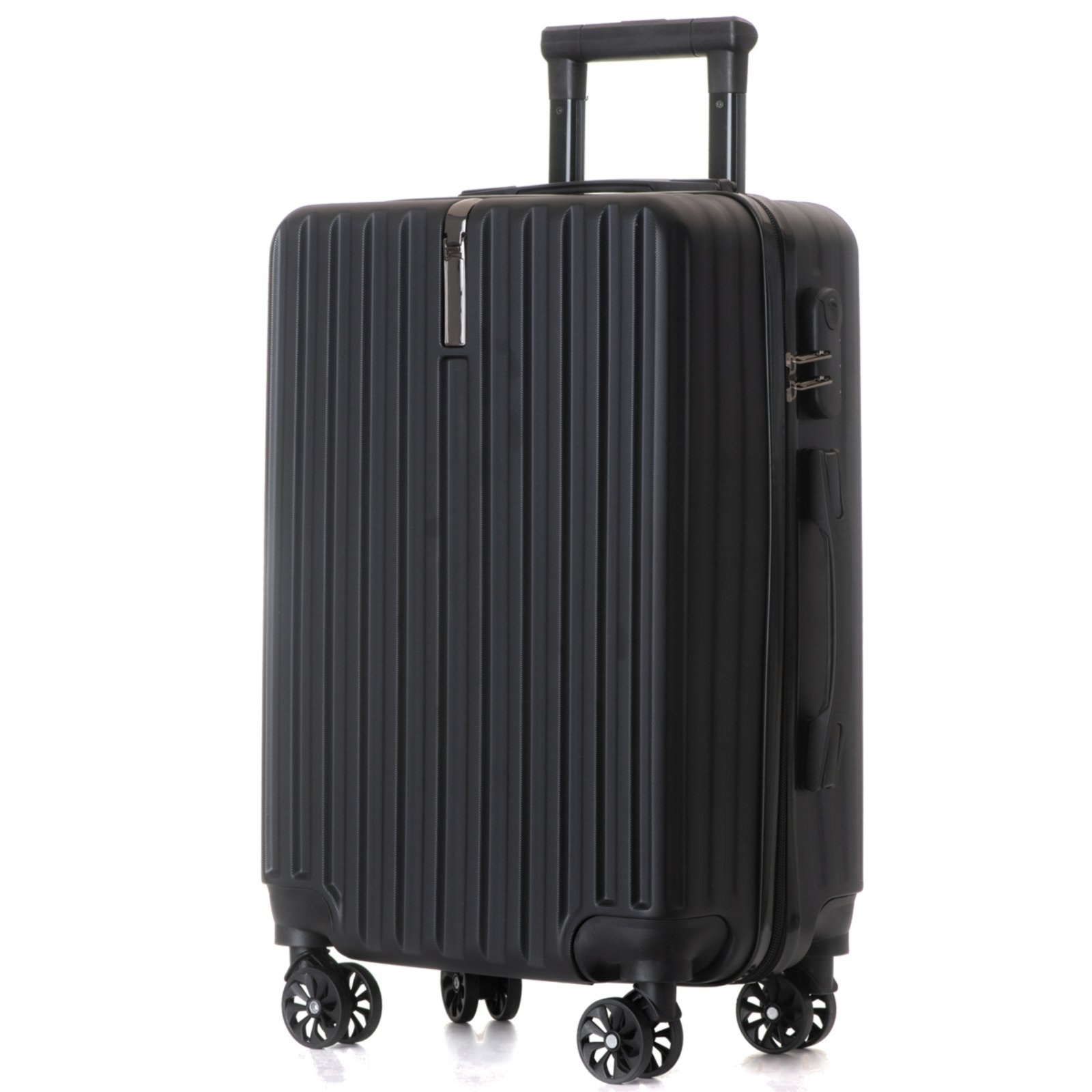 Mala De Viagem De Bordo 10kg Pequena Rígida 360° Anac Bolsa de Viagem Star Shop Preto