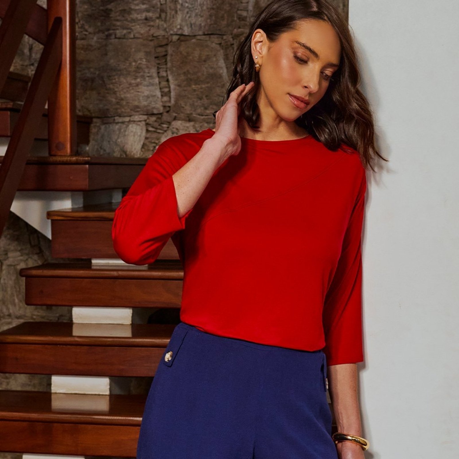 Blusa Jaqueline – detalhe botoes – 1958
