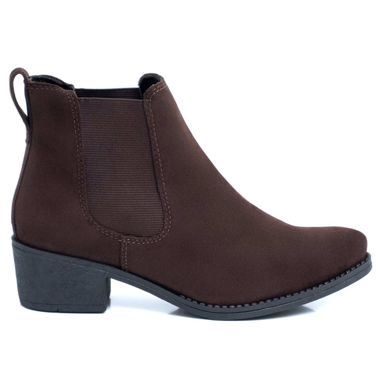 Botina Feminina Chelsea Texana Country Rodeio Marrom