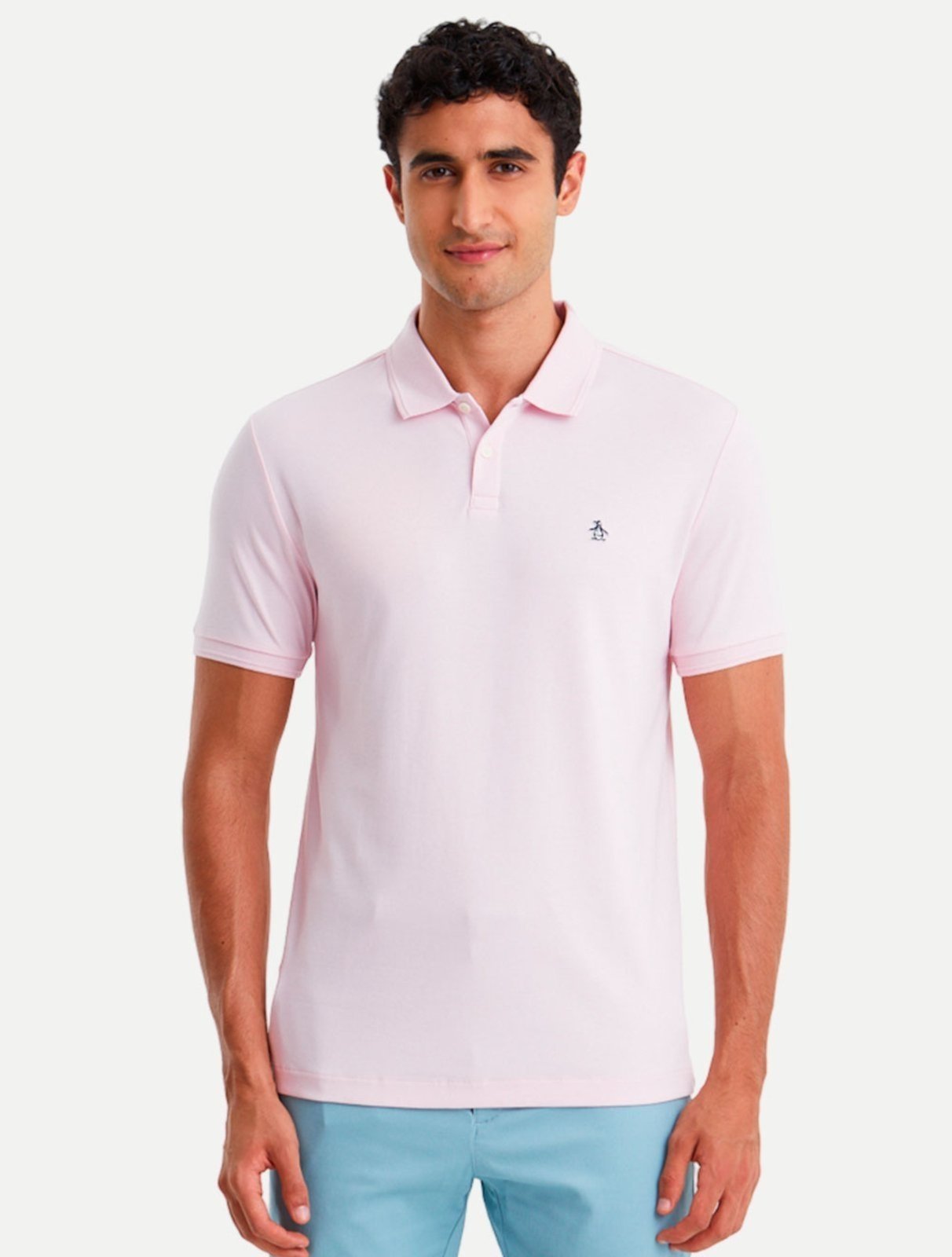 Polo Original Penguin Pima OPKB03000 Rosa Claro
