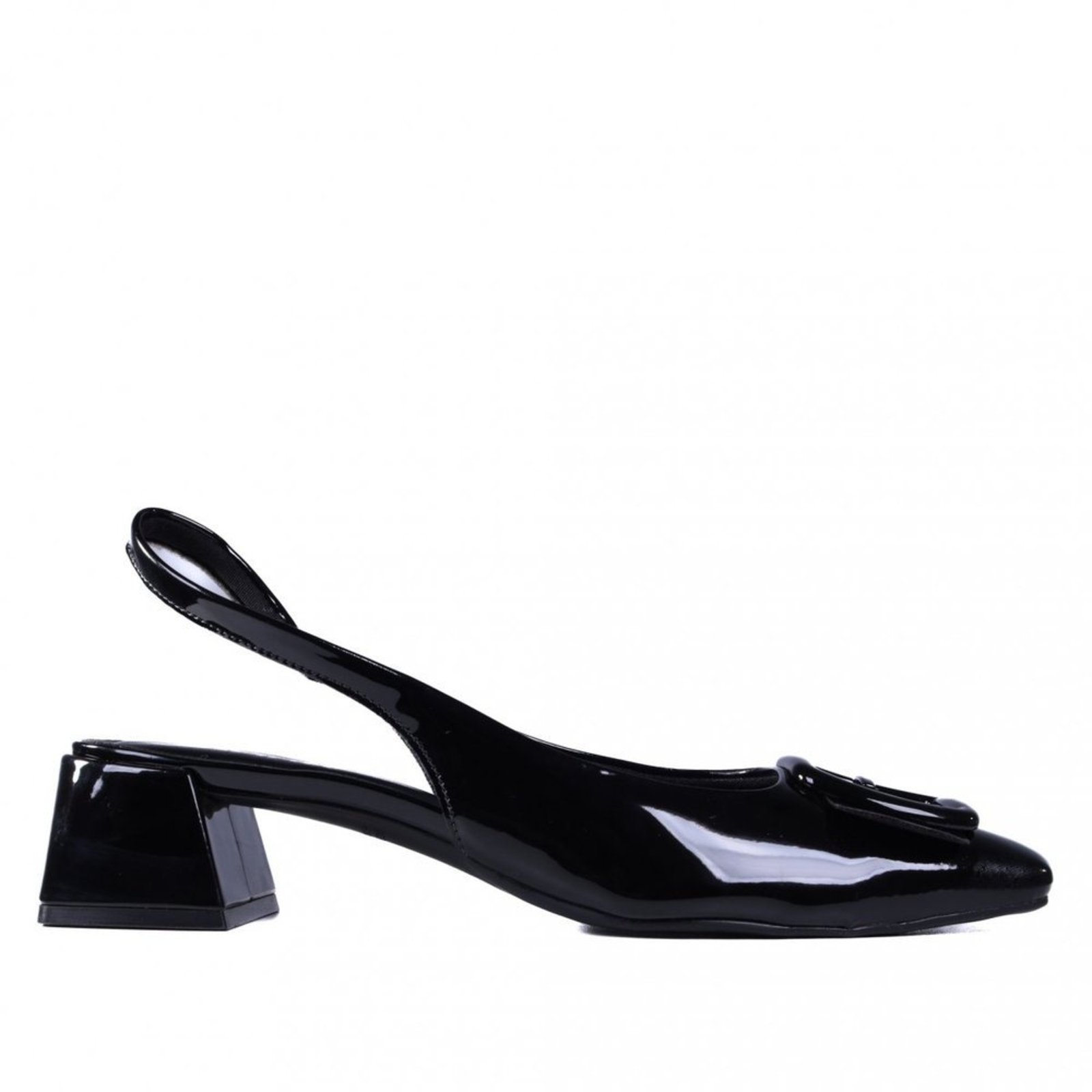Sapato Feminino Slingback com Elástico Zariff 321018 Zariff Grafite