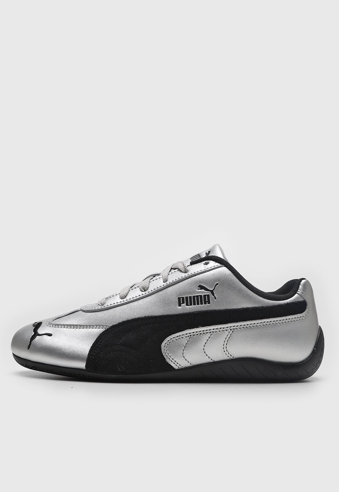 Tênis Feminino Puma Speedcat Metallic Prata e Preto