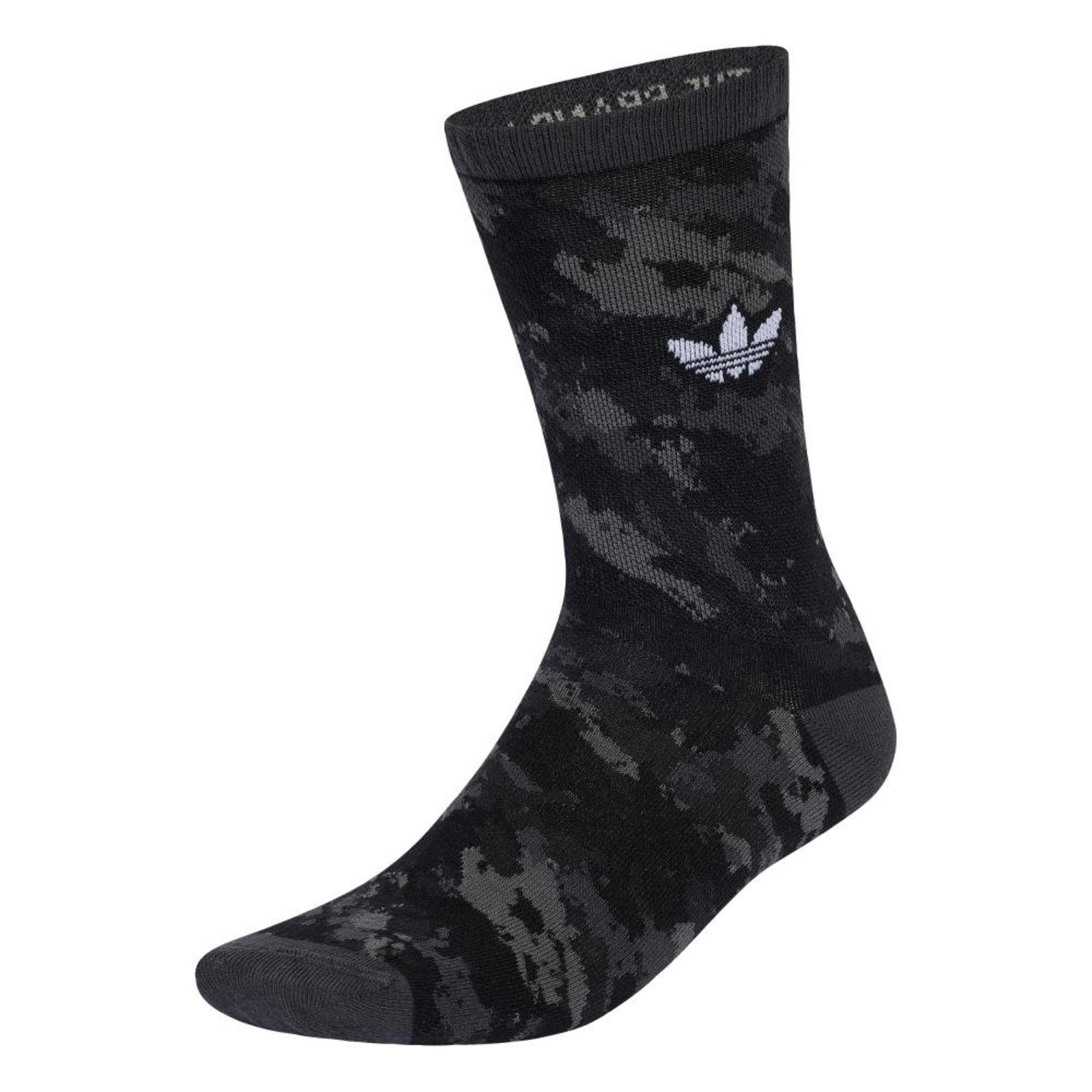 MEIAS DE CANO MÉDIO CAMO 2 PARES adidas Originals Cinza