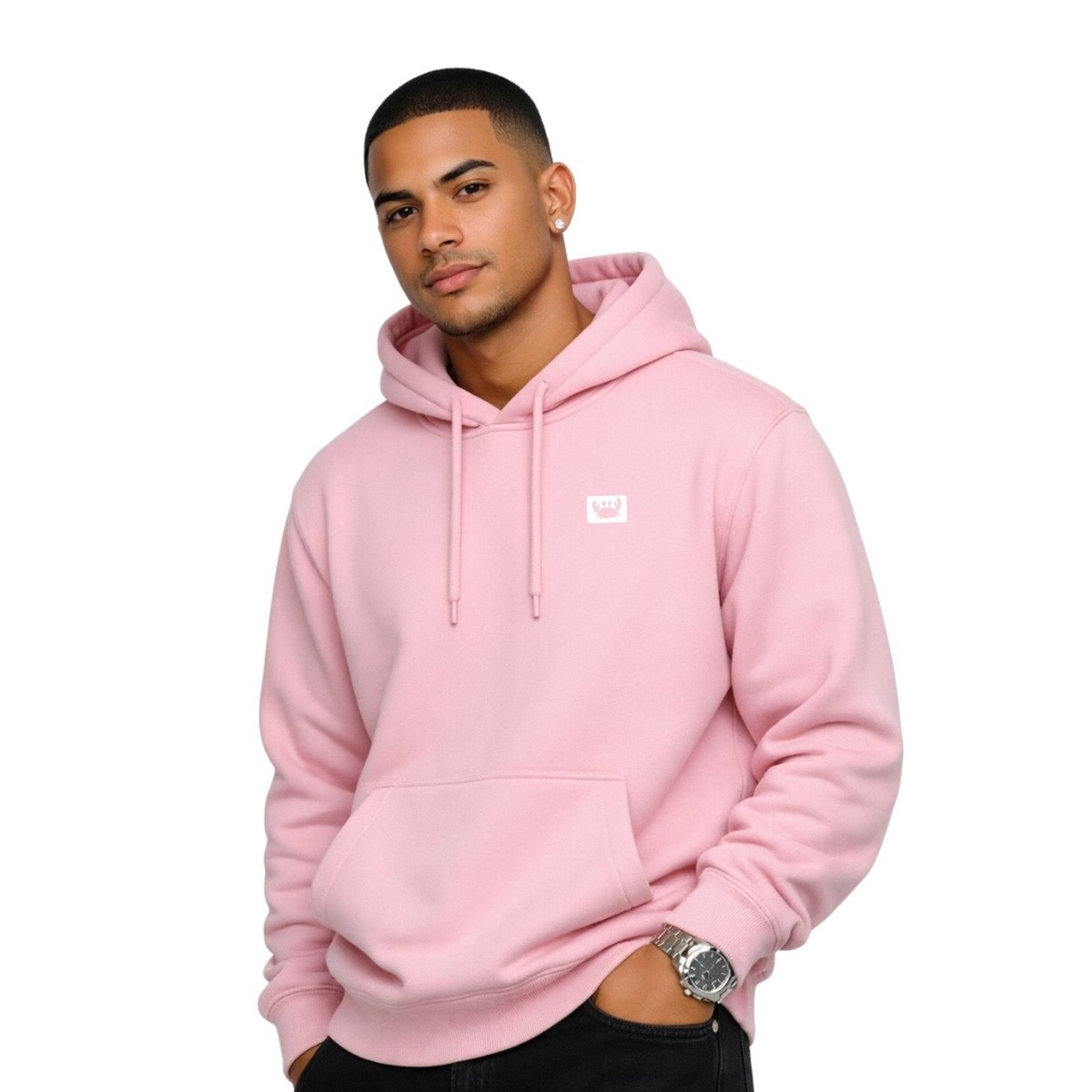 Moletom Relaxado Masculino Canguru Modelo Siri 2 Confortável
