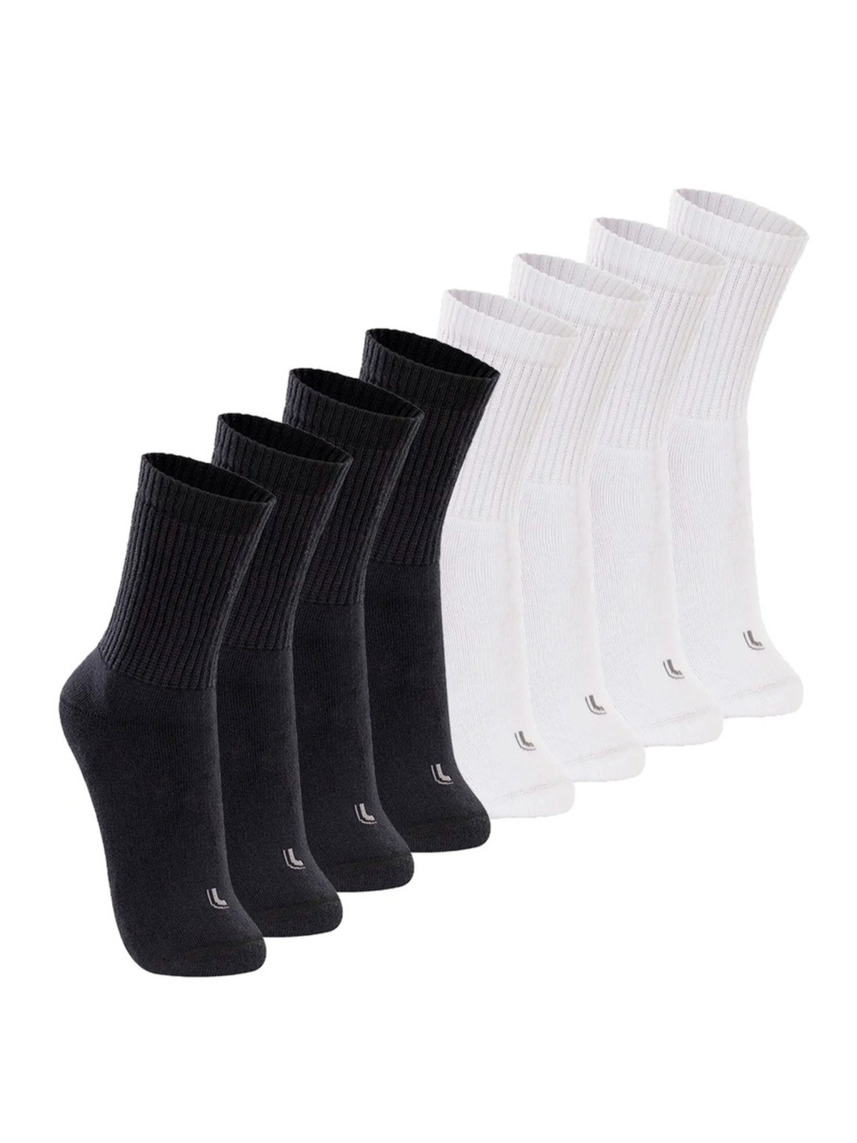 Kit com 8 Pares de Meias Esportiva Cano Longo Lupo 3250-001