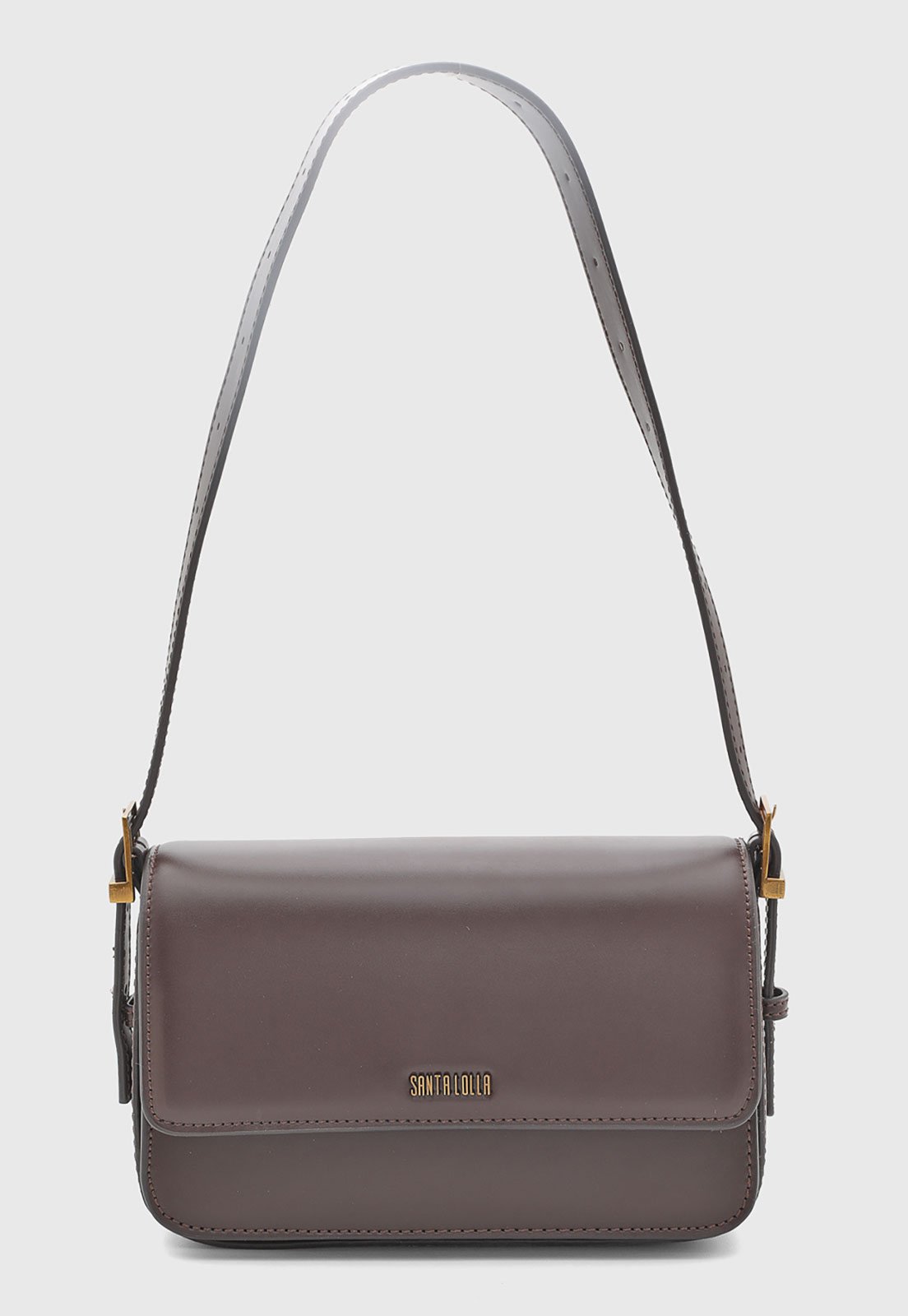 Bolsa Feminina Santa Lolla Retangular Marrom