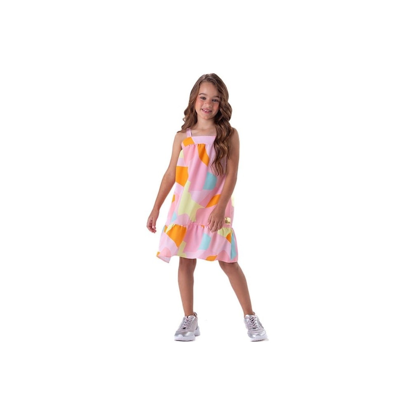 Infantil - Vestido Estampado Menina Marisol