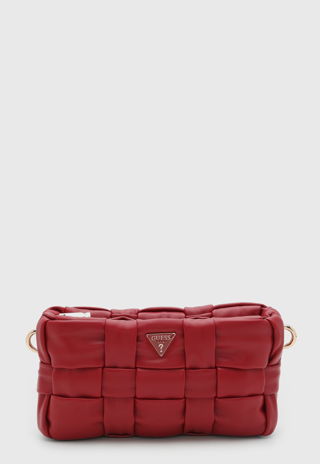 Vista 2 Bolsa Média Guess Acolchoada Vermelha vermelho vermelho