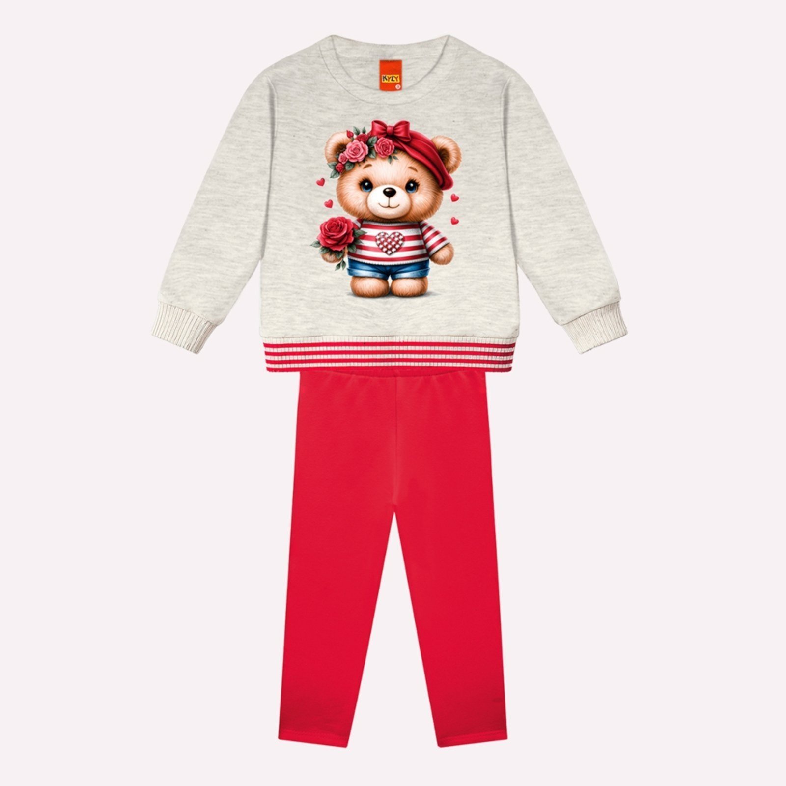 Infantil - Conjunto Menina Ursinho Kyly