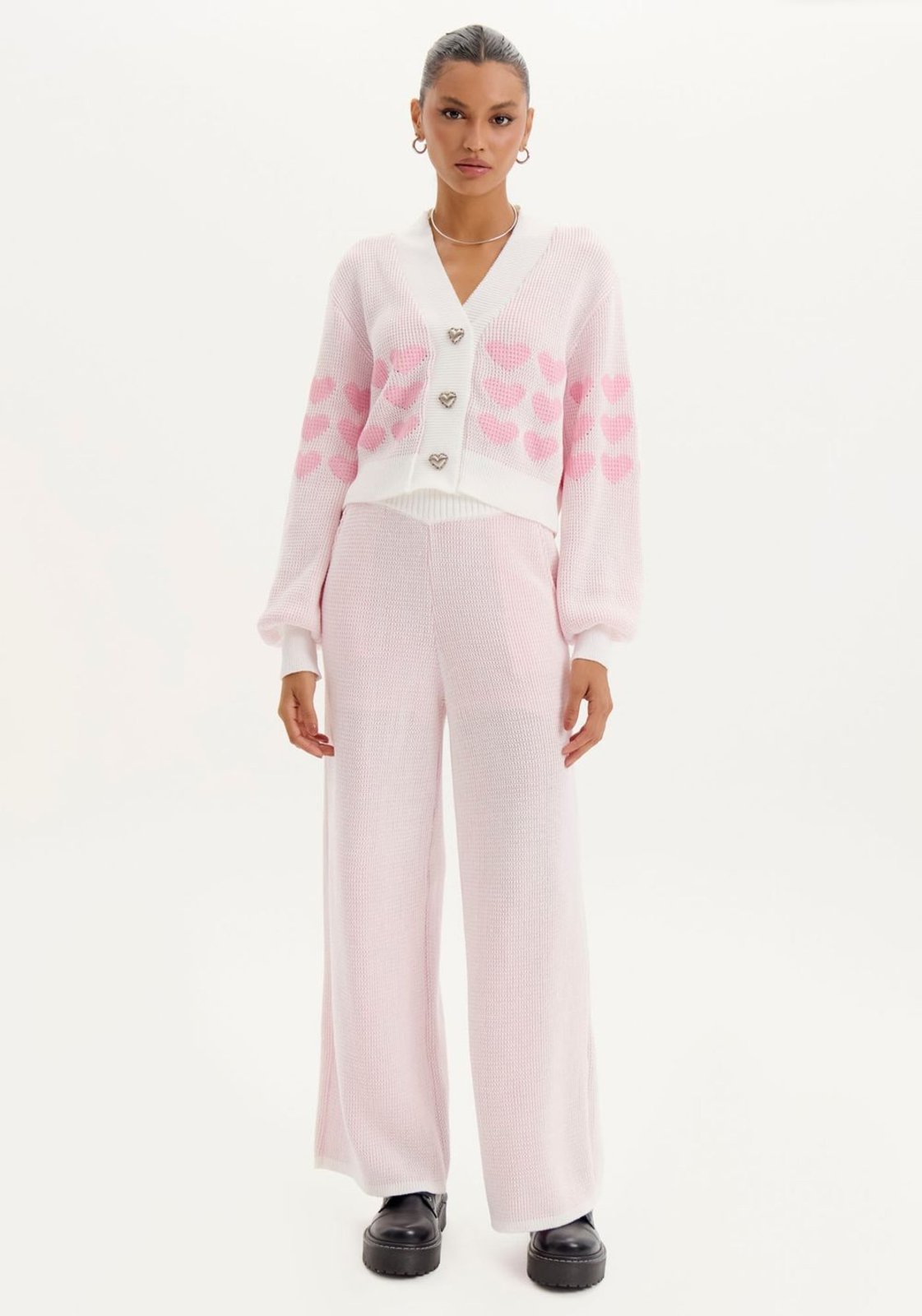 Calça Wide Leg Tricot My Favorite Things