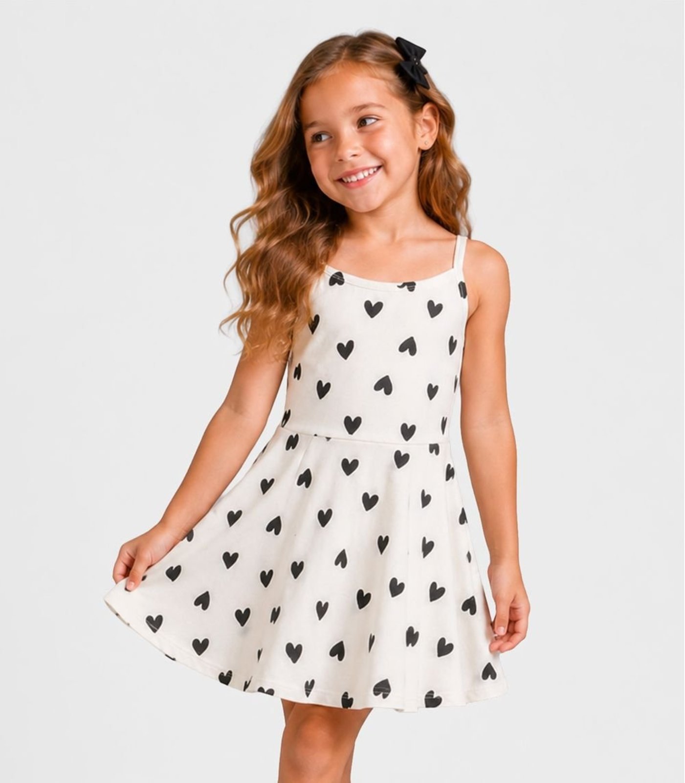 Infantil - Vestido Estampado Select Preto