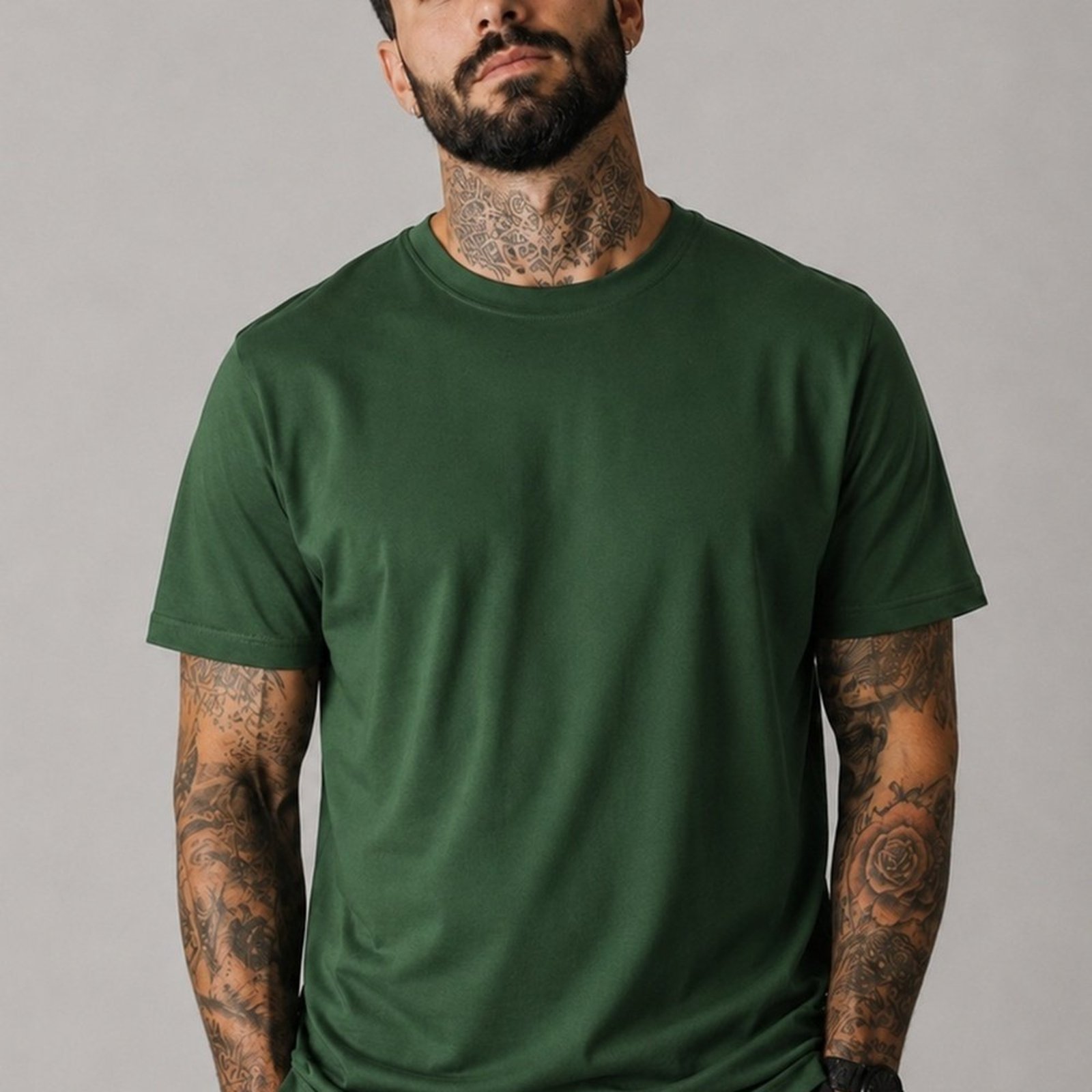Camiseta Permanente Pima Touch Rock&Soda VERDE MILITAR