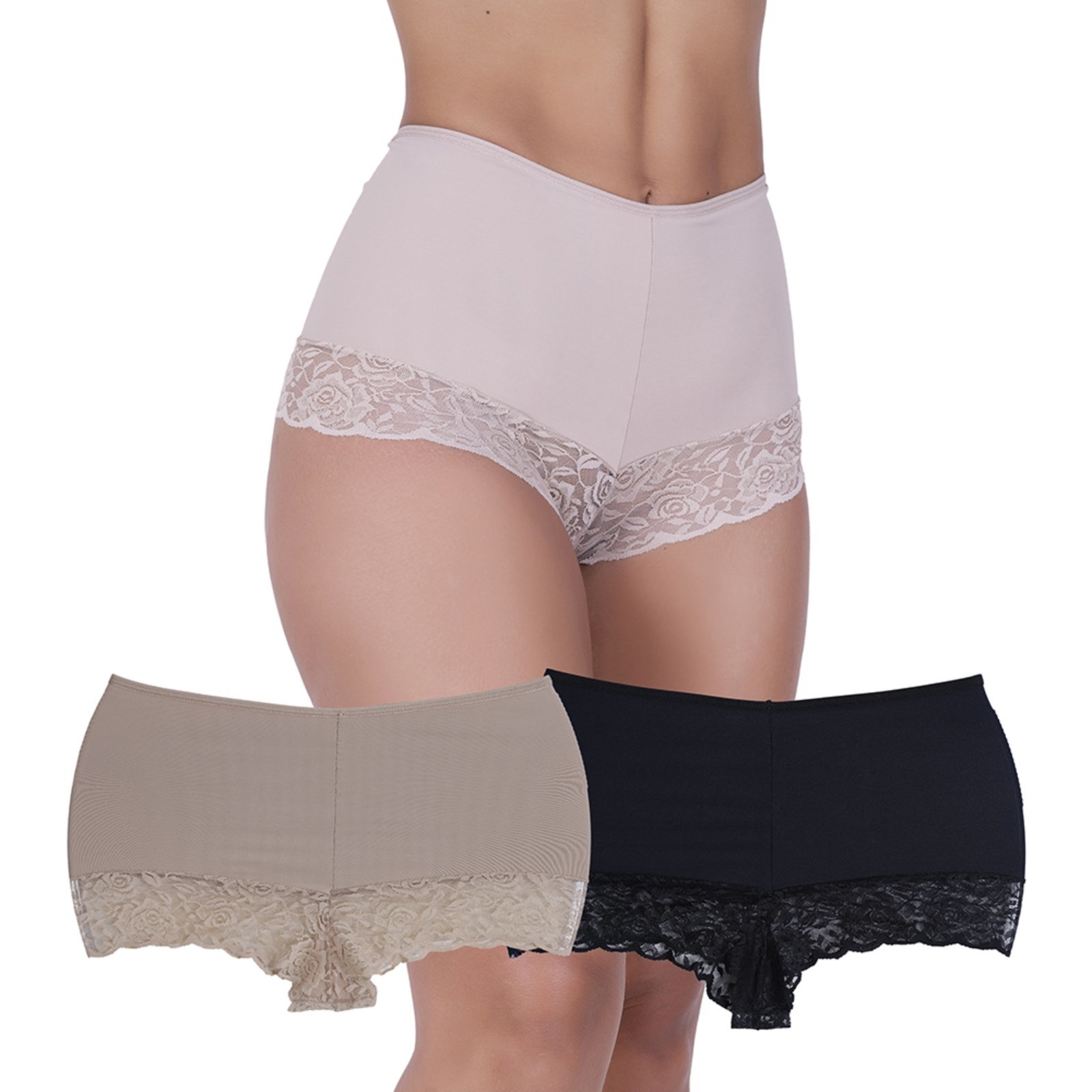 Kit 2 Calcinhas Sensuale Compressão Concept Lingerie Multicolorido