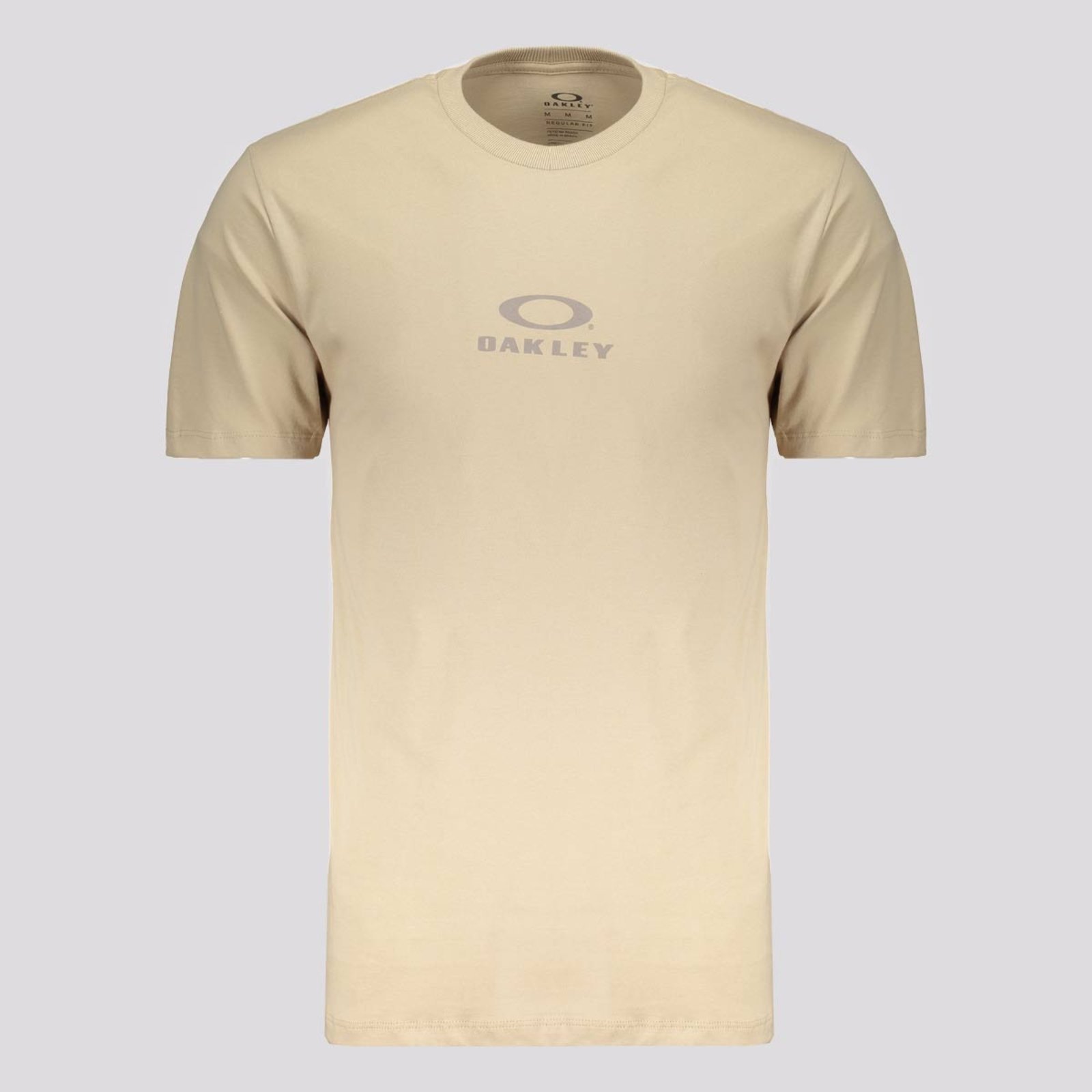 Camiseta Oakley Bark New Logo Bege