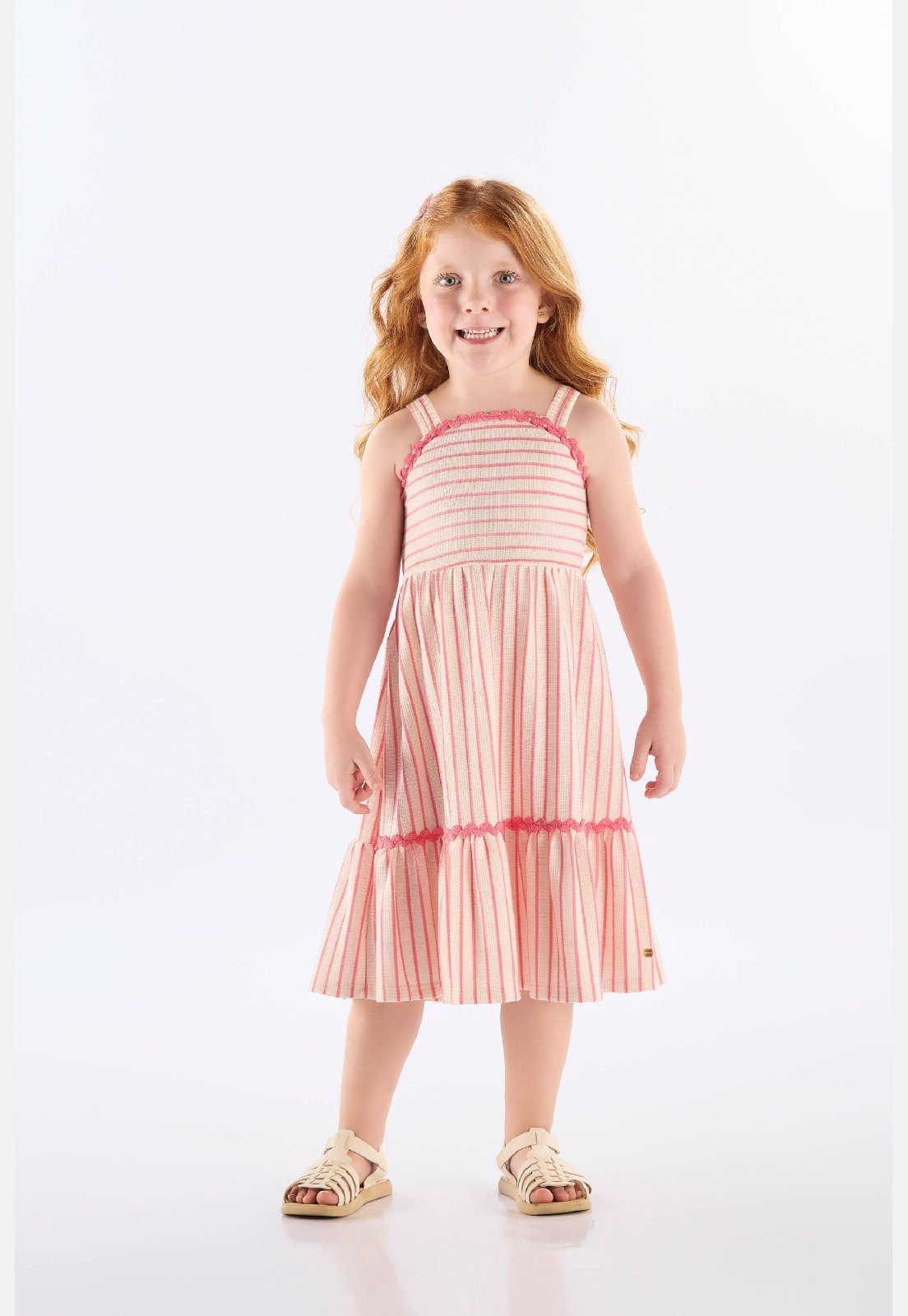 Infantil - Vestido Midi em Piquet Up Baby Rosa