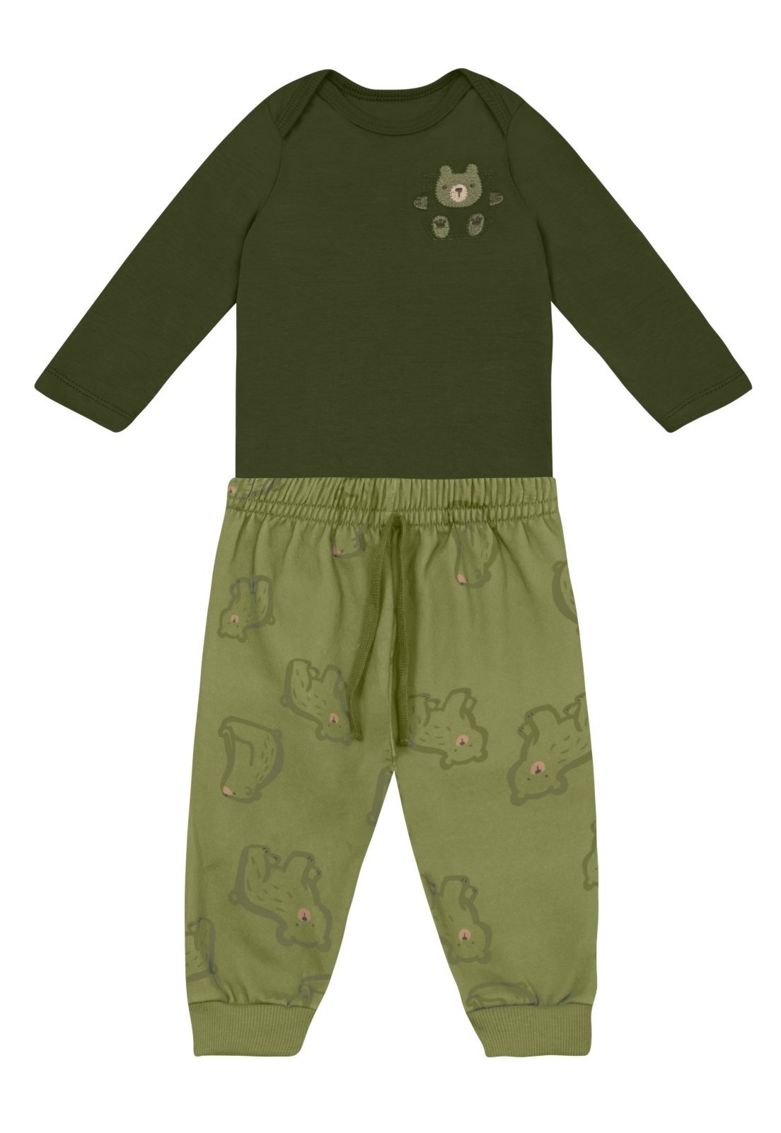 Infantil - Conjunto menino em moletinho Brandili Baby