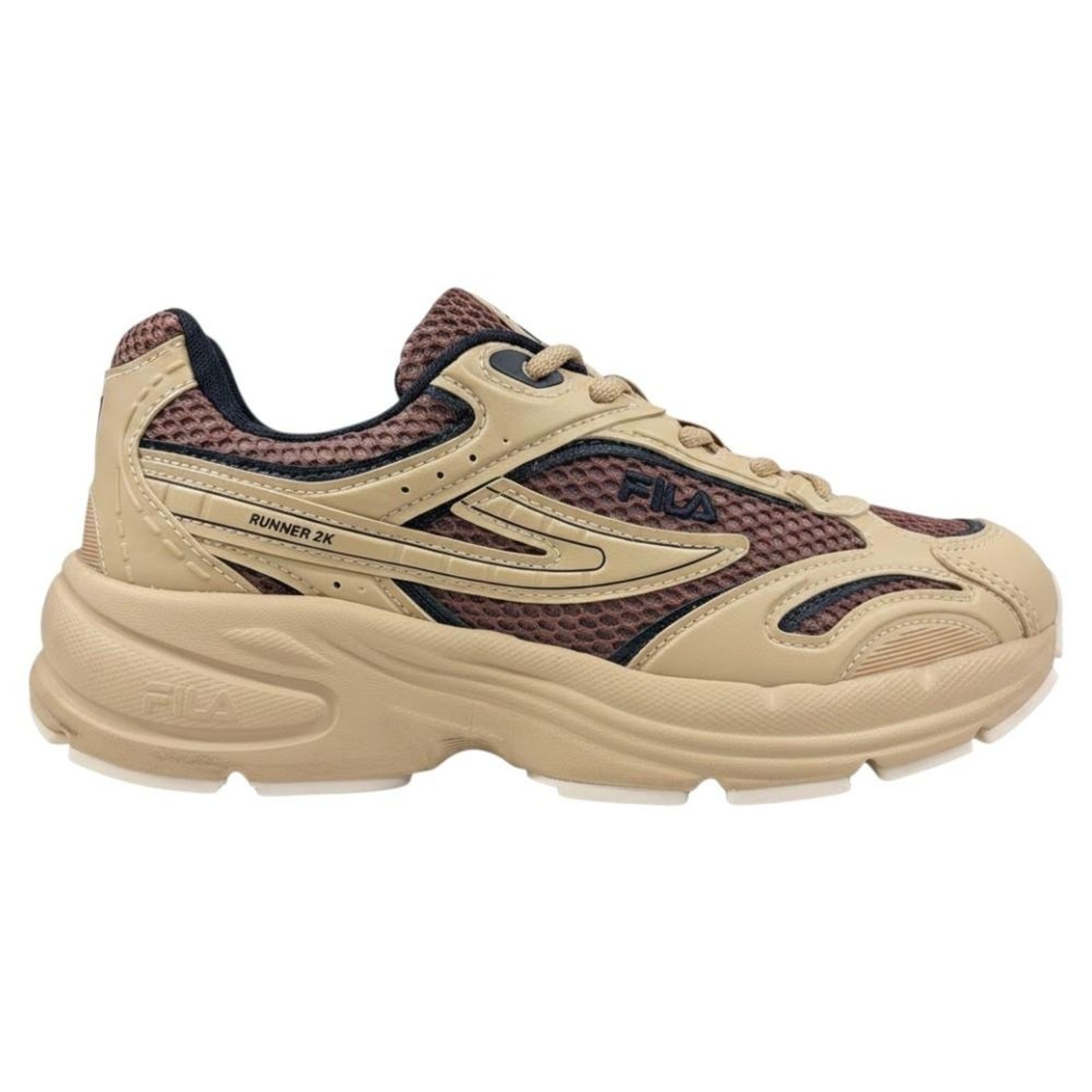 Tênis Fila Runner 2k Bege Feminino Bege