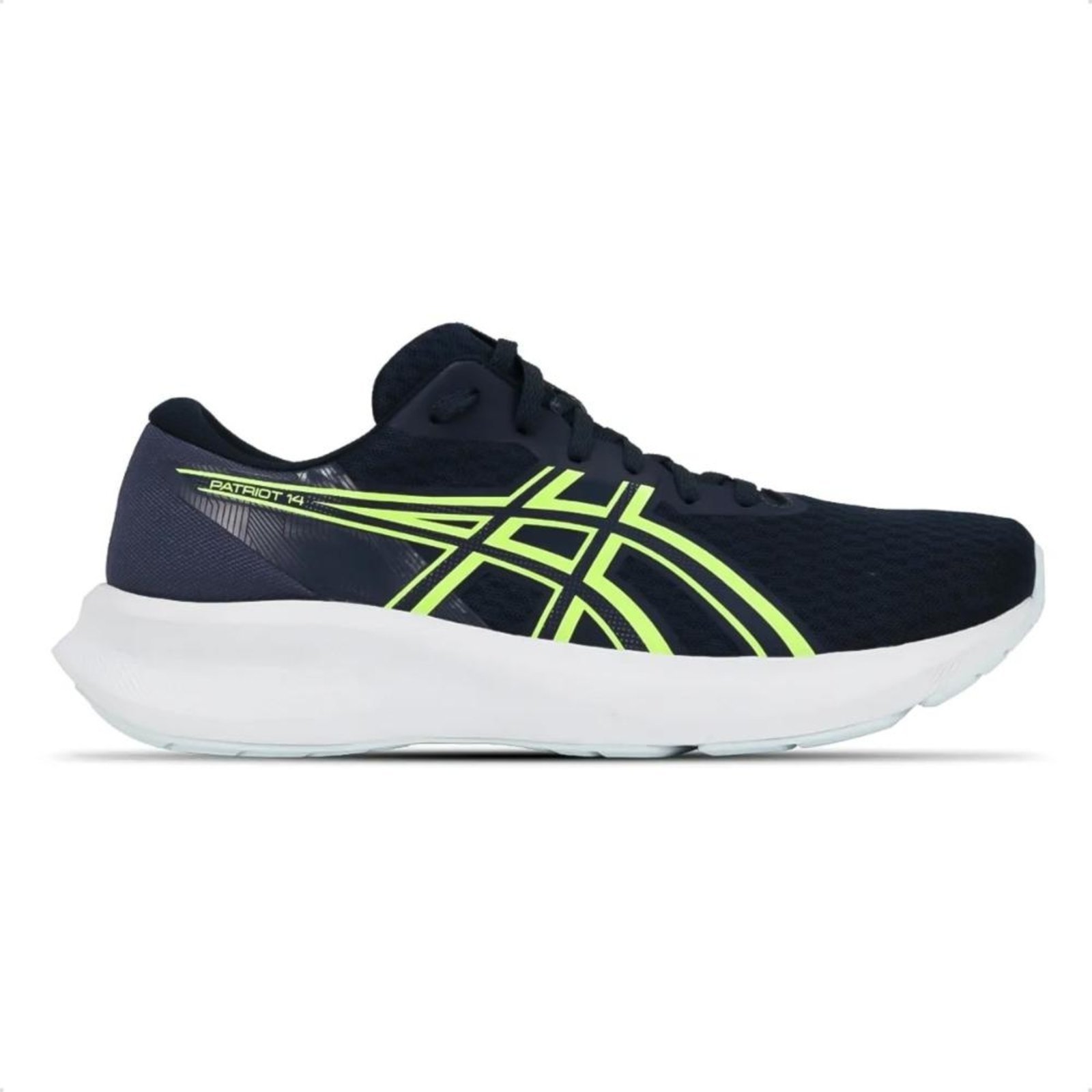 Tênis Asics Masculino Patriot 14 Corrida Azul Marinho