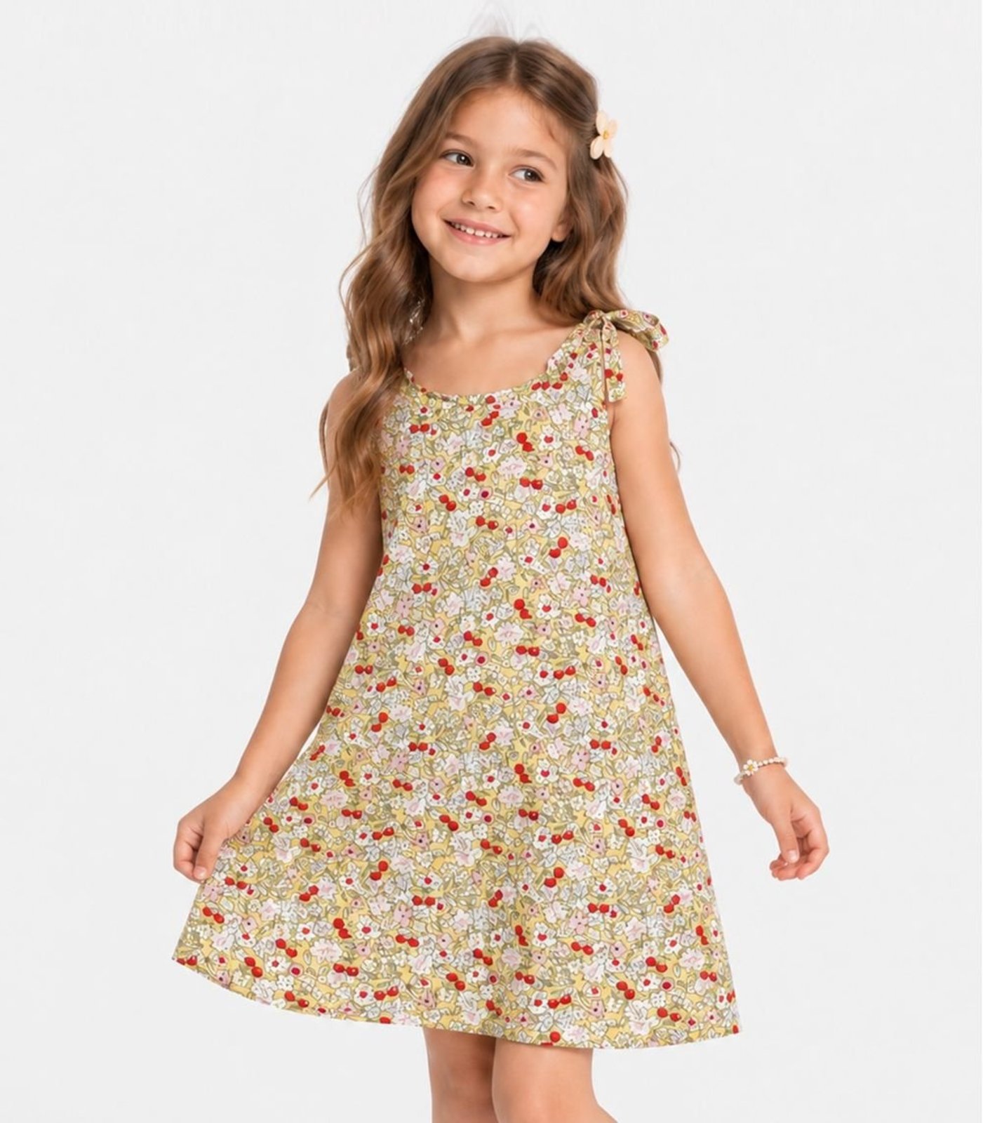 Infantil - Vestido Verão Feminino Select Amarelo