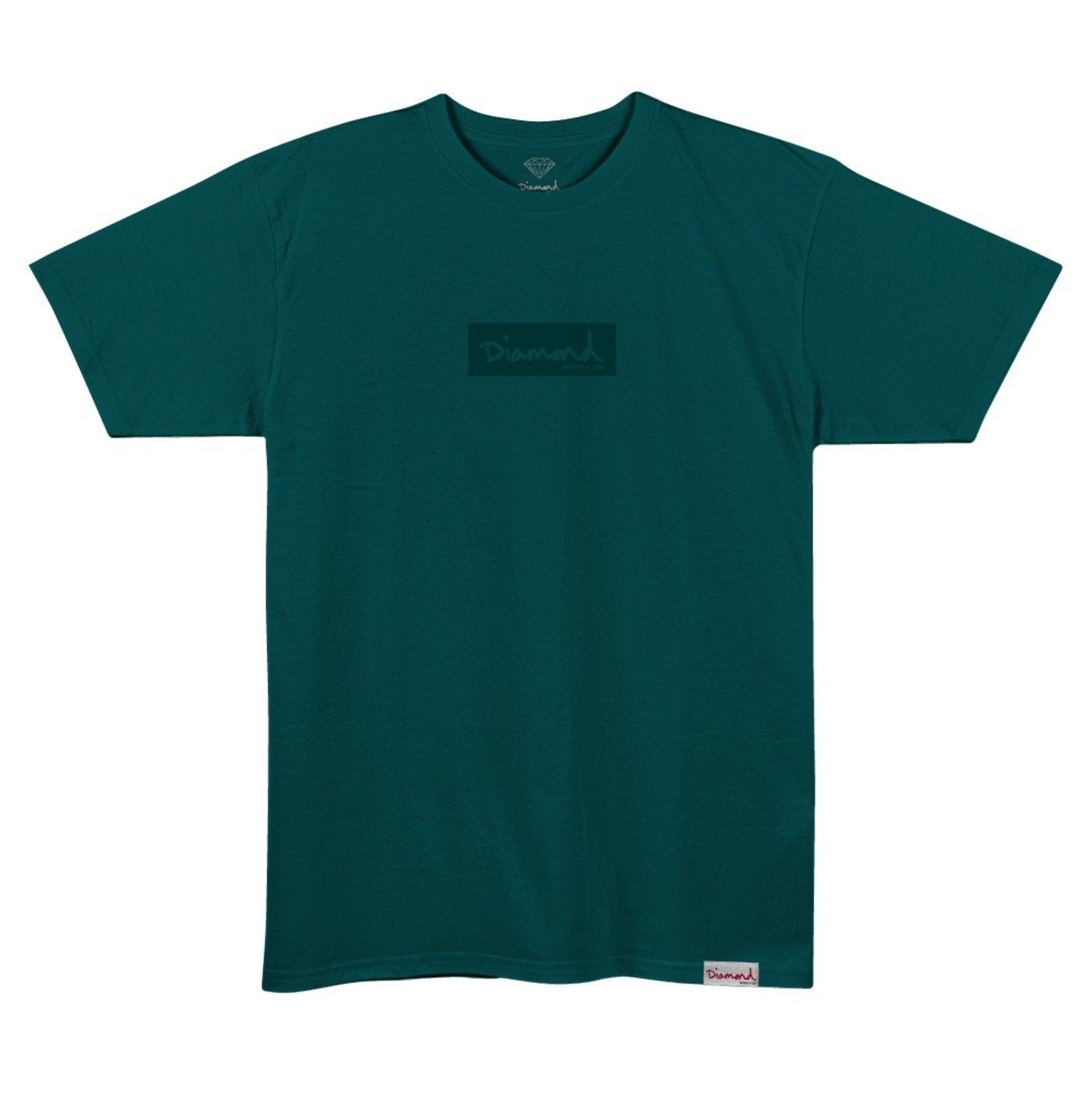 Camiseta Diamond Box Logo Tee - V26DIC03 - GREEN TEAL