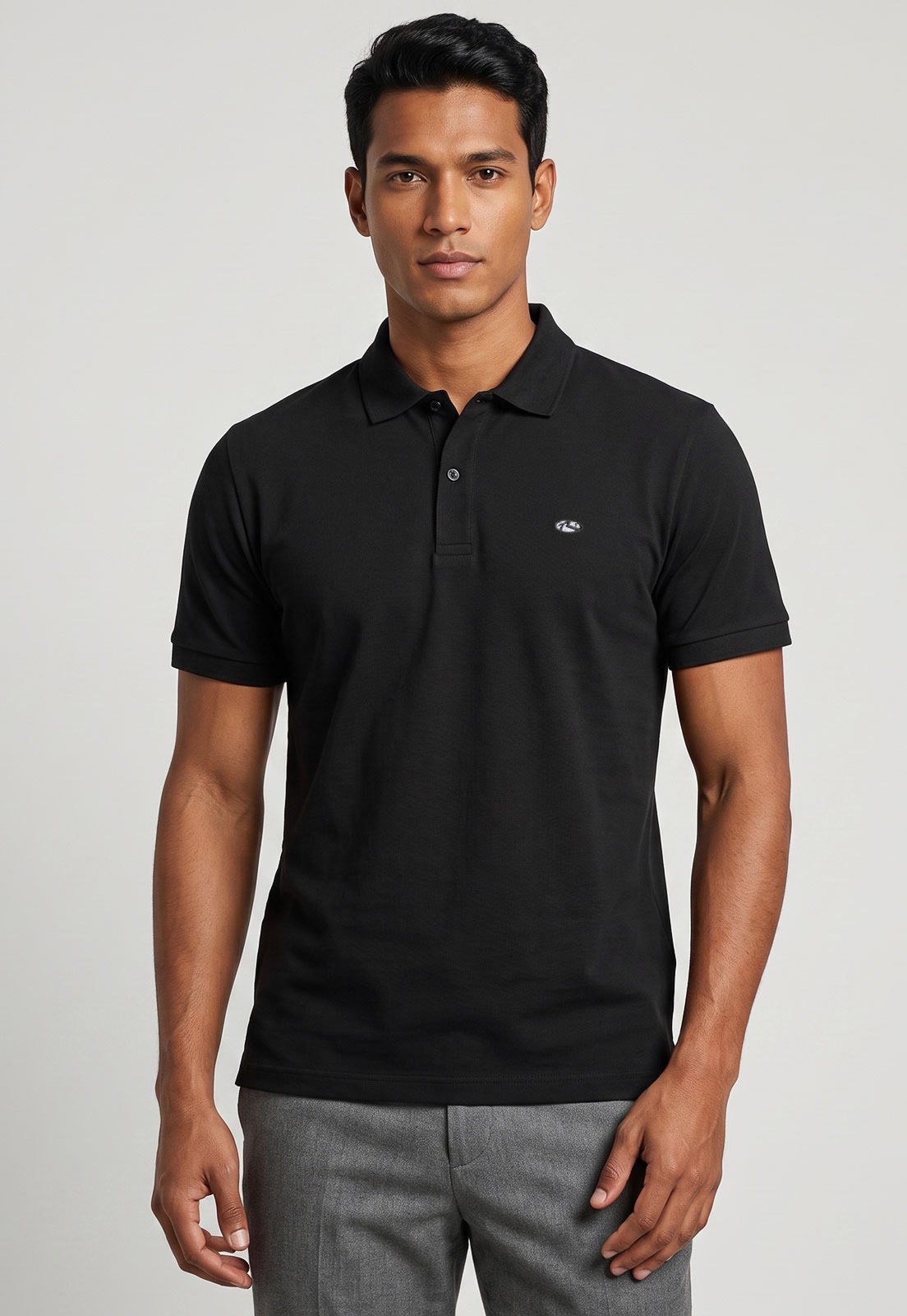 Camisa Polo Masculina Rusty Neat Preta