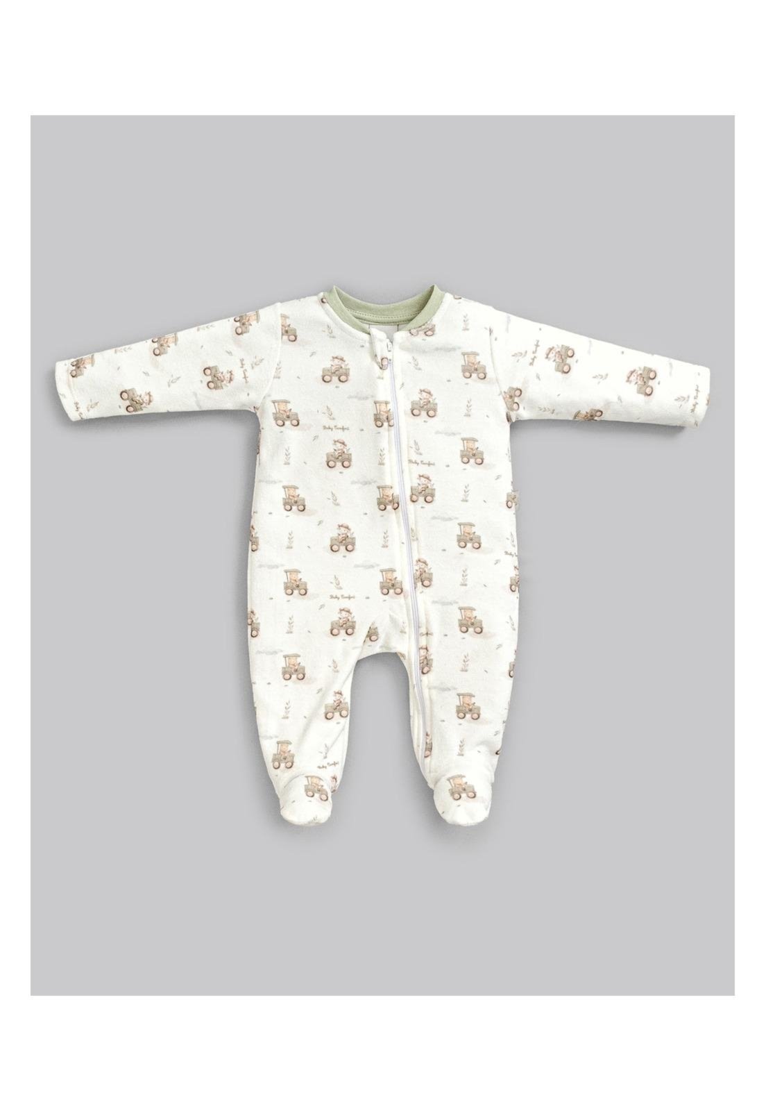 Infantil - Macacão Menino Verde Anjos Baby P Verde