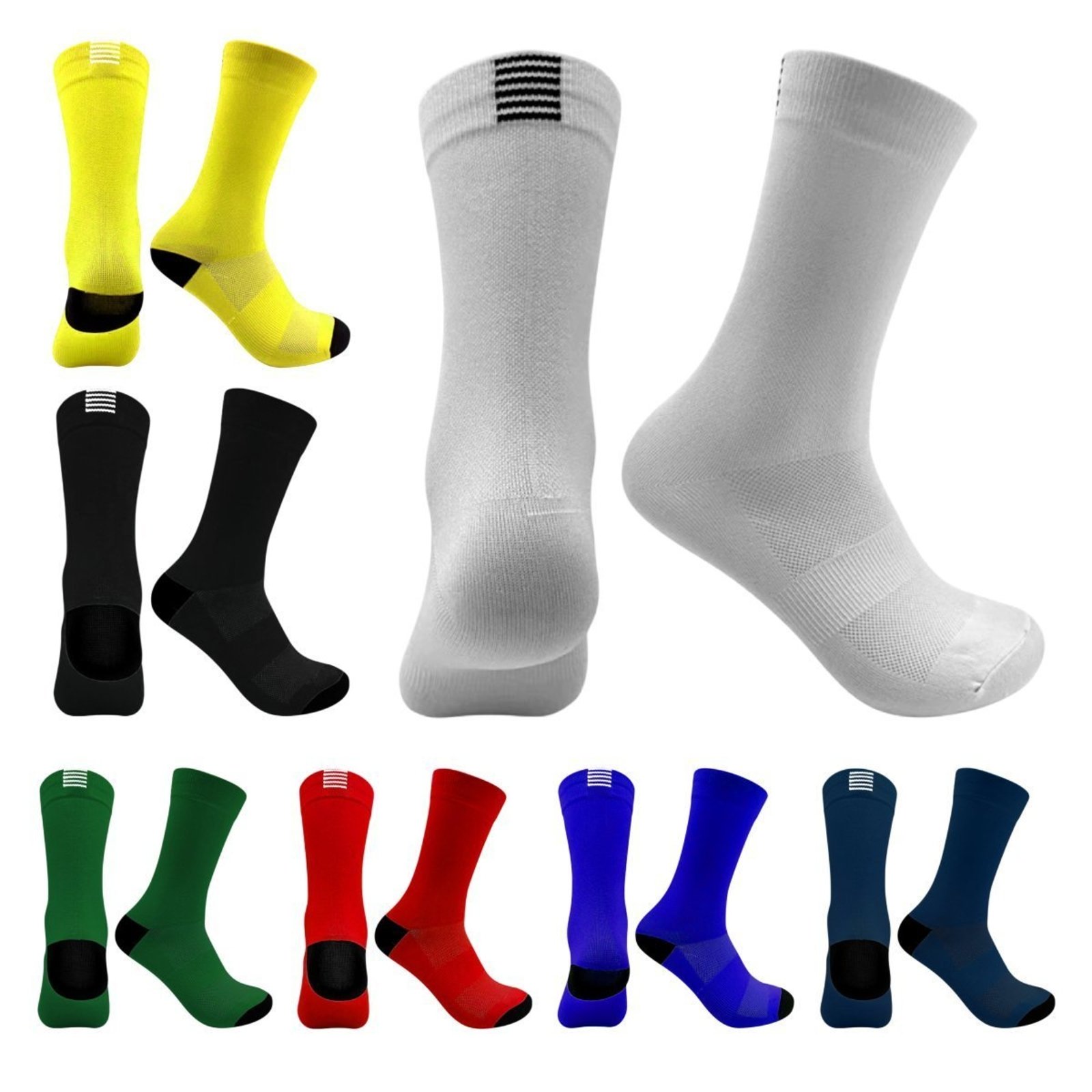 Kit 6 Pares de Meias QLC Sports Esportiva Sortida