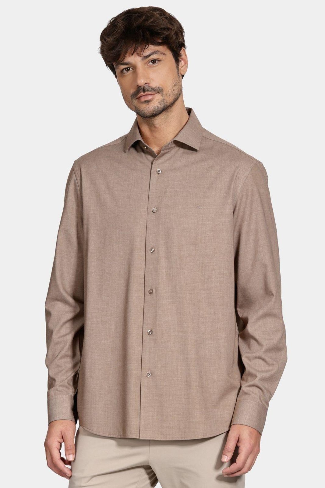 Camisa Aramis Regular Melange Antibactéria