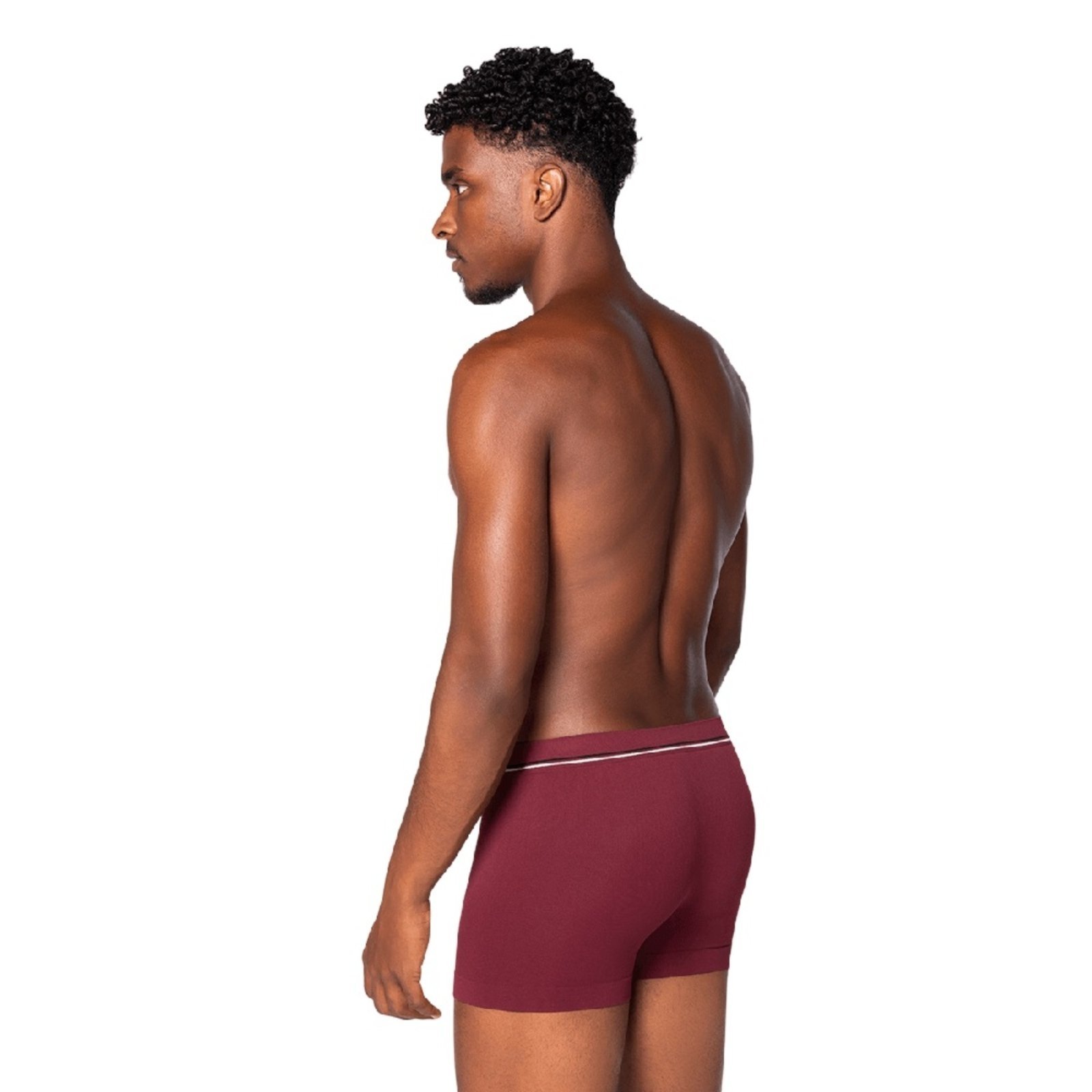 Vista 3 Cueca Lupo Boxer Microfibra Cós Liso - 0 preto Lupo preto