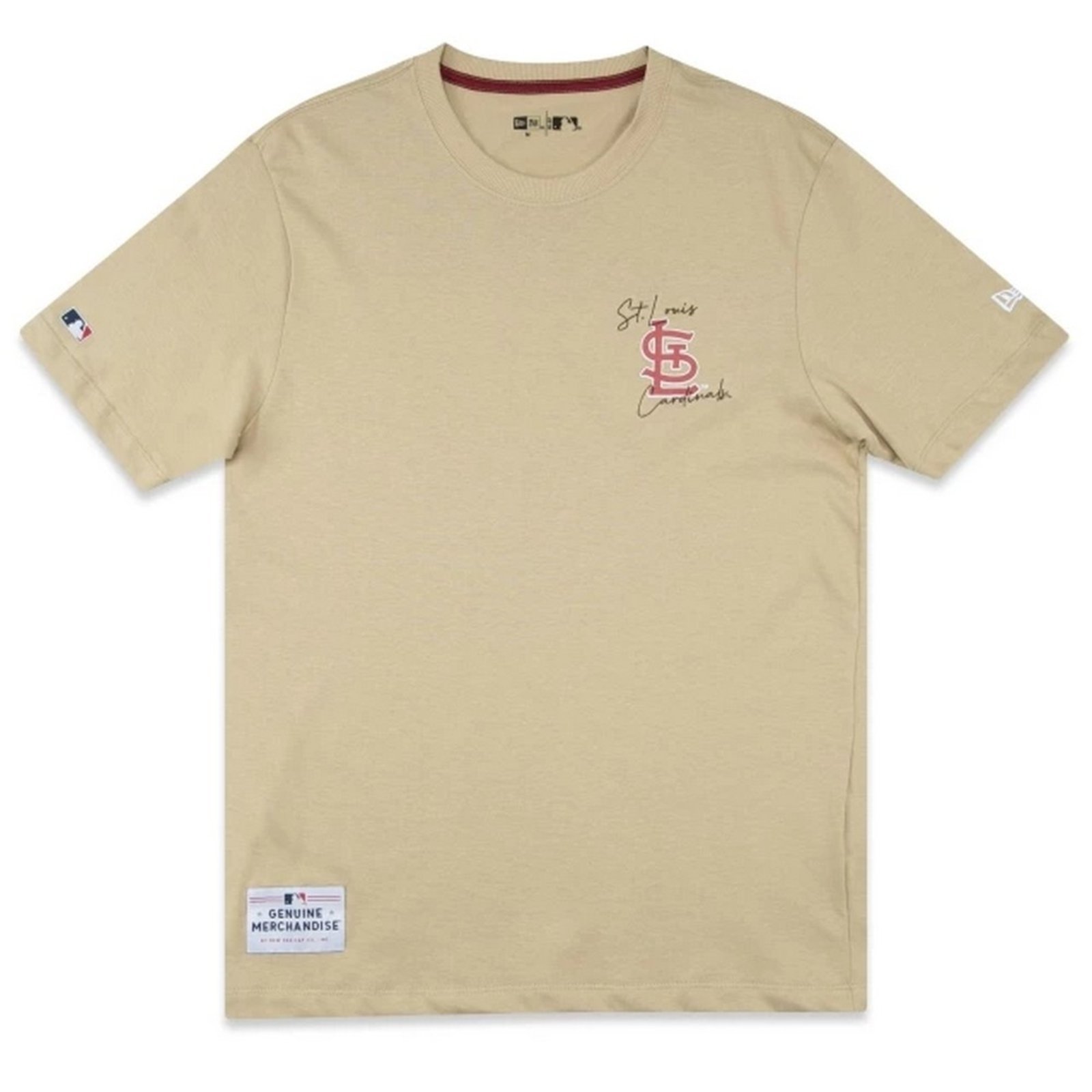 Camiseta New Era Regular Saint Louis Cardinals Areia