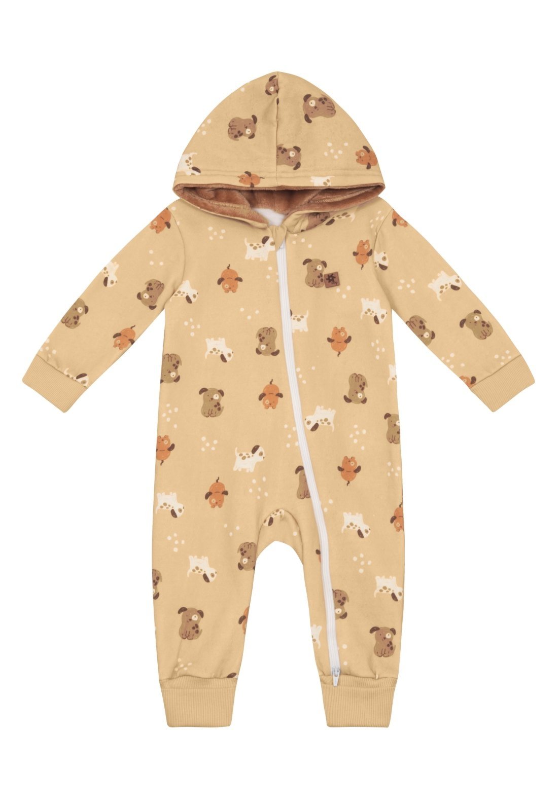 Infantil - Macacão menino de cachorrinhos Brandili Baby
