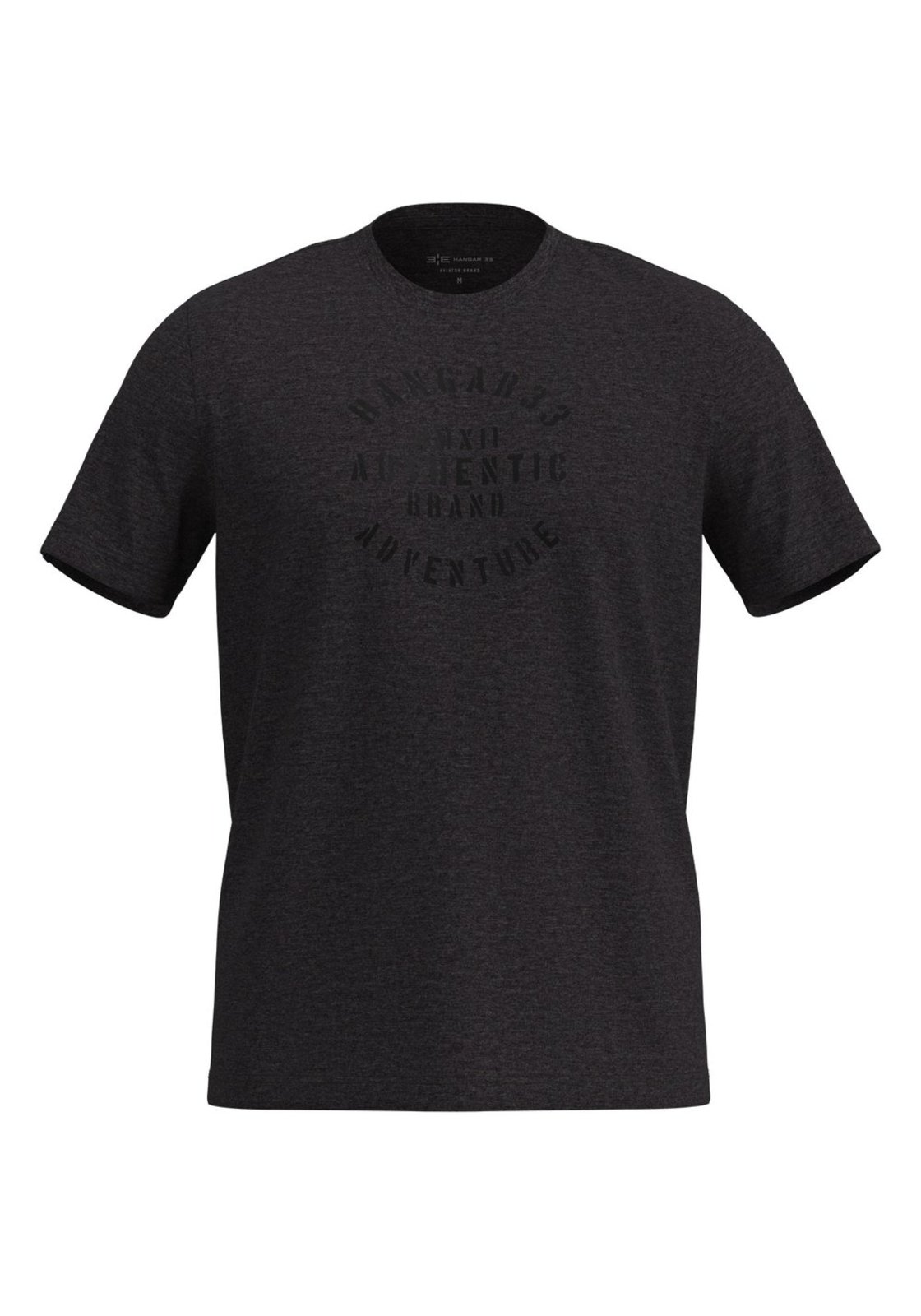 Camiseta Com Estampa Em Malha Mesclada