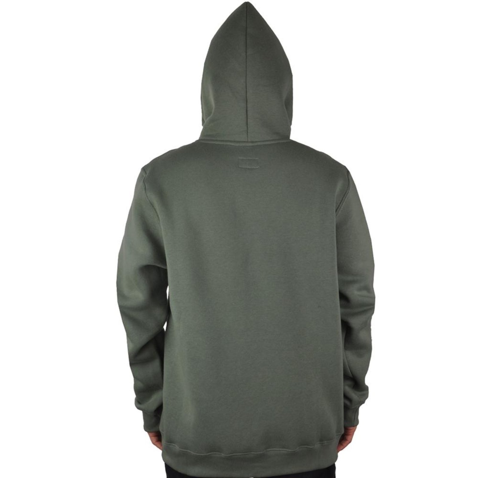 Vista 3 Moletom Billabong Canguru Smitty 305G Plus Size WT24 verde Billabong verde