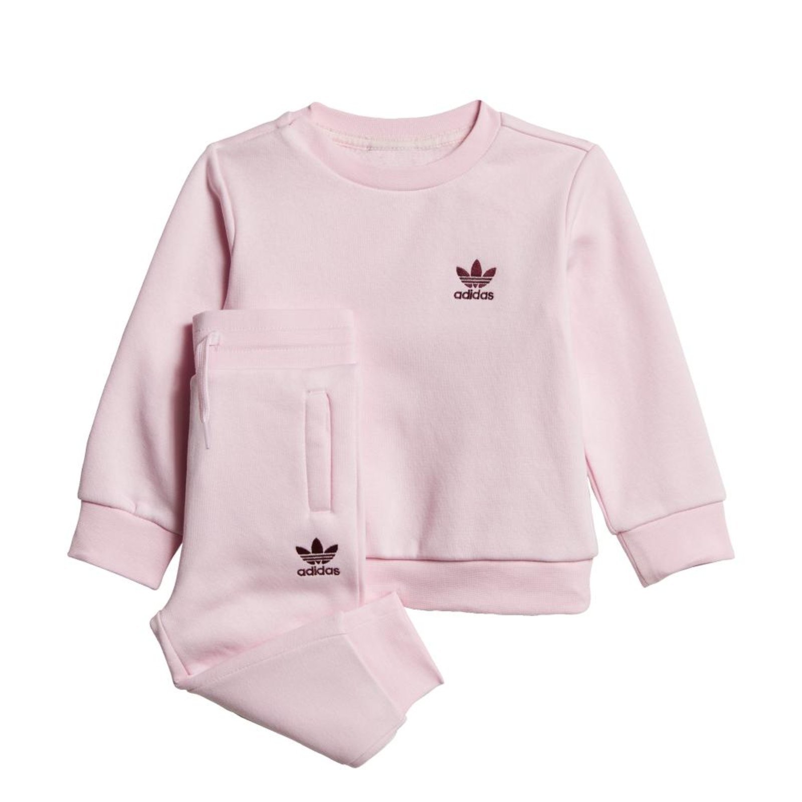 Infantil - Conjunto Gola Careca Adicolor adidas Originals Rosa