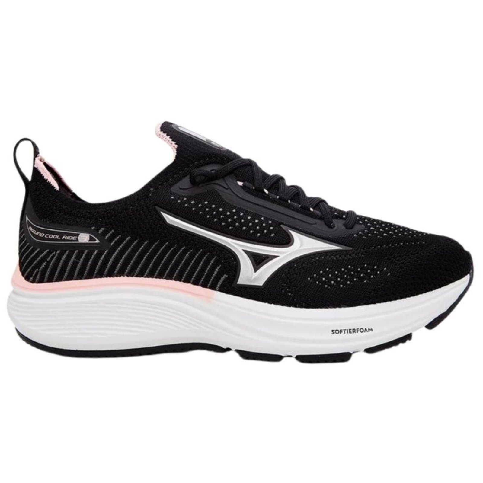 Tenis Mizuno Cool Ride 3 Preto Rosa