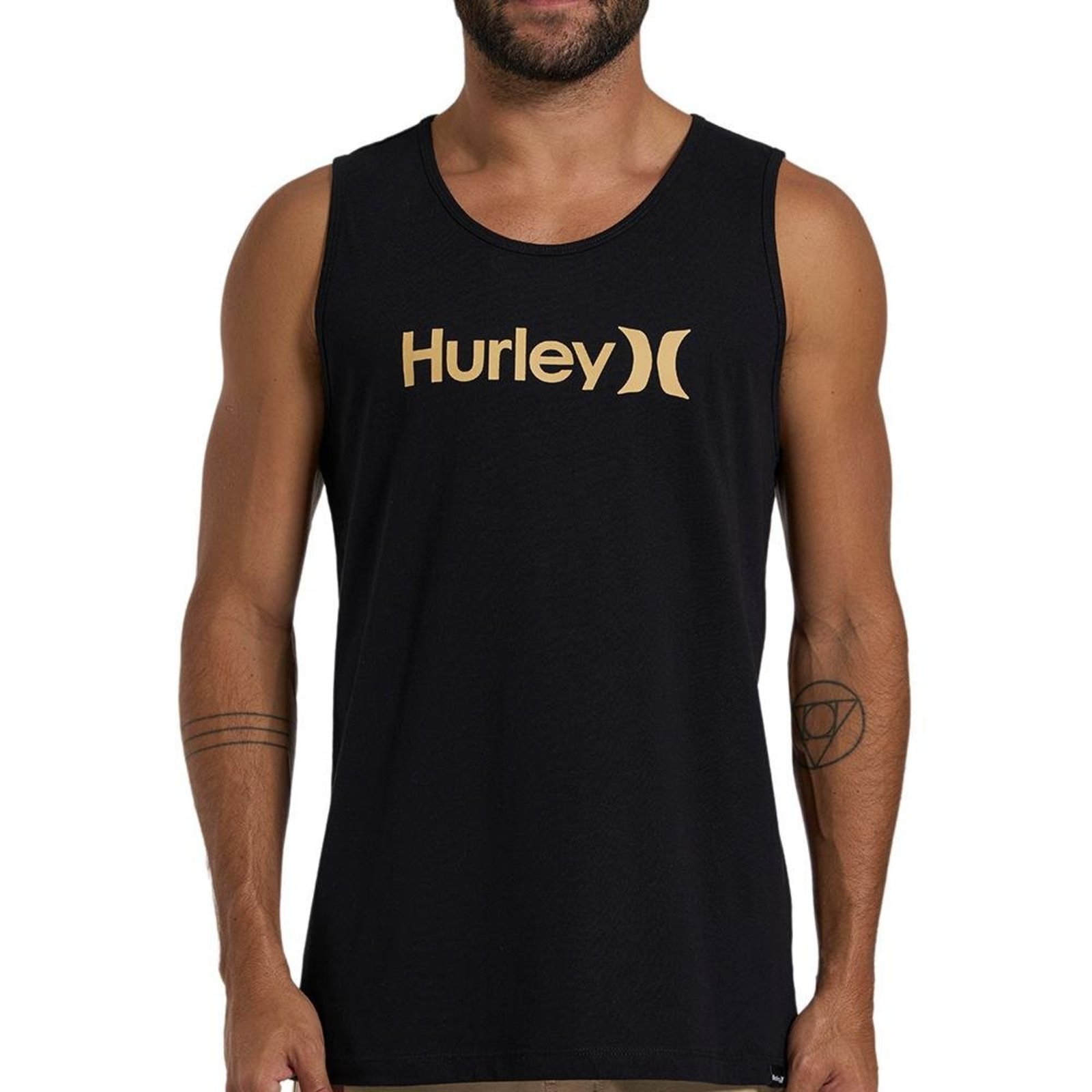 Regata Hurley O&O Solid WT26 Masculina Preto