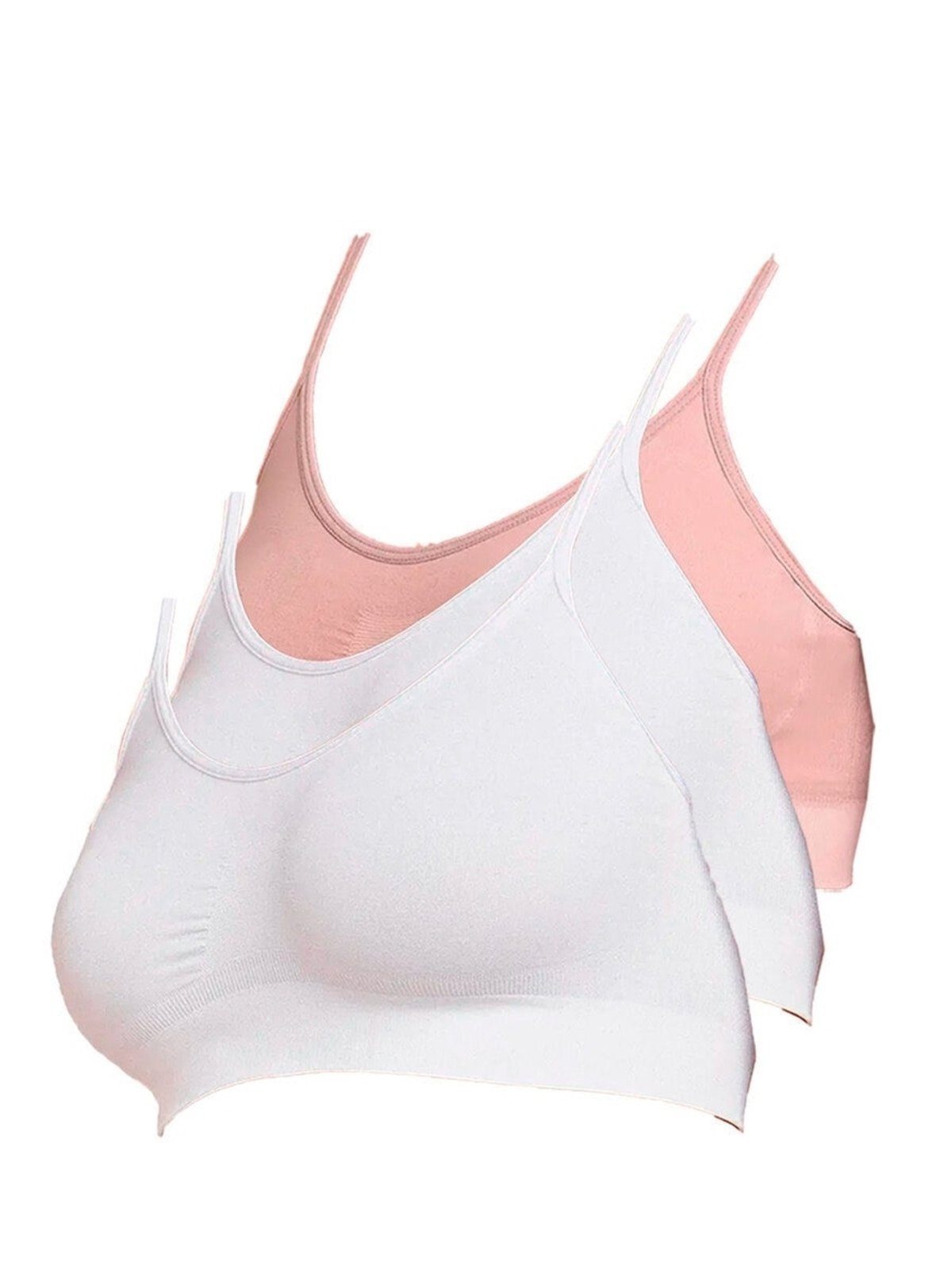 Kit com 3 Top sem Aro e sem Bojo Hope S21020 Branco