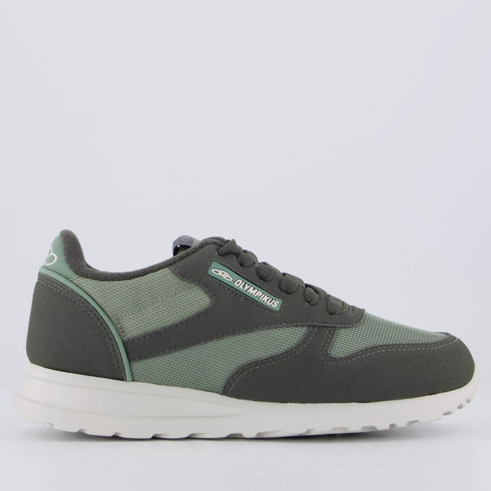 Vista 2 Tênis Olympikus Jogging 101 Militar verde OLYMPIKUS verde