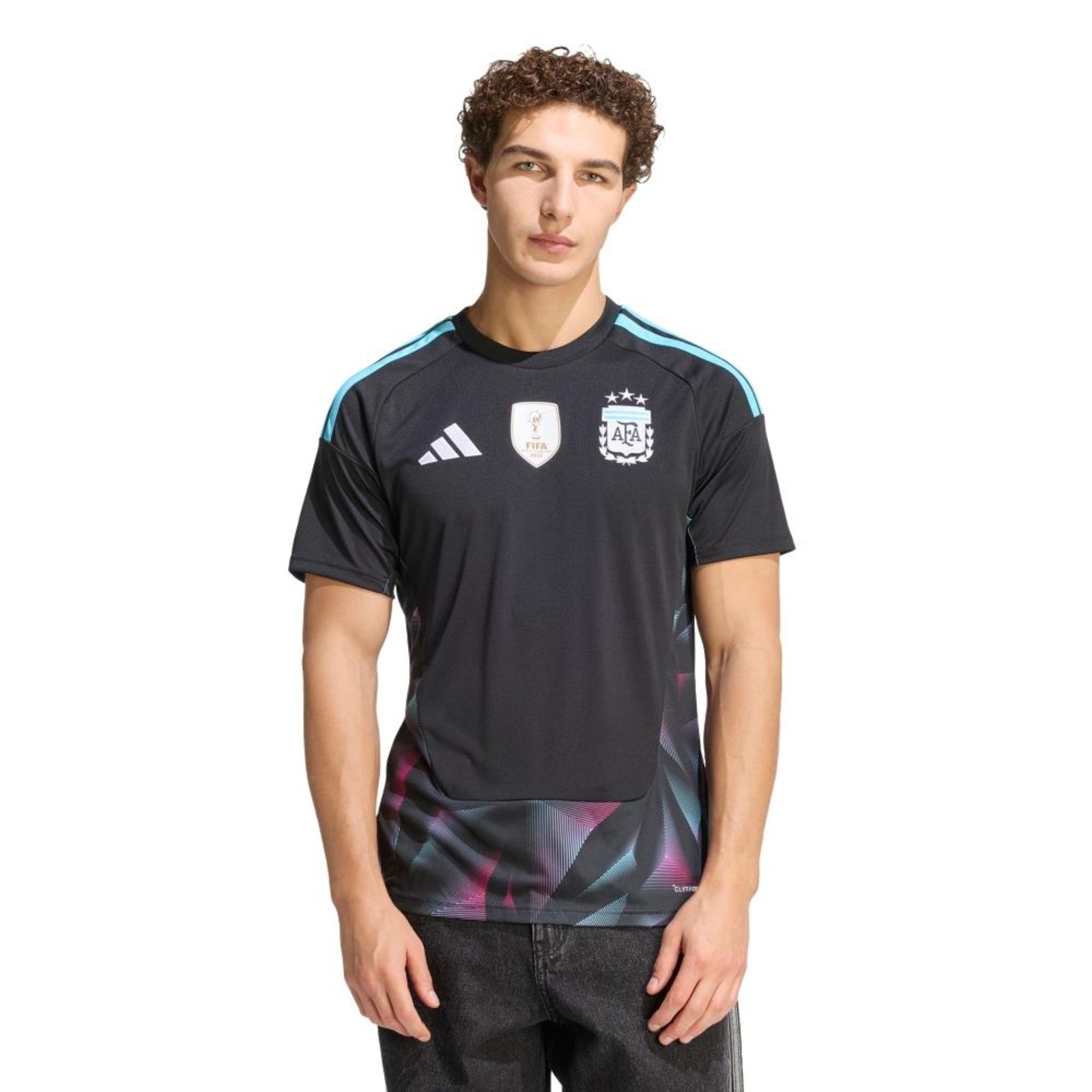 Camisa Titular de Goleiro Seleção Argentina 26 adidas Performance Preto
